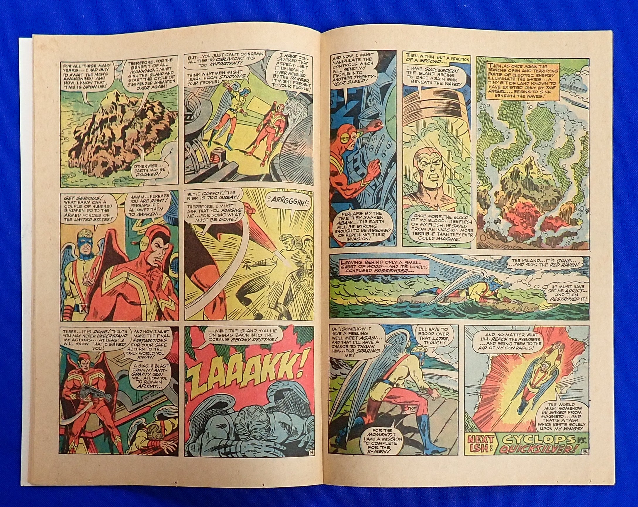 X-Men #44 (1968) - FN/FN+ (6.0-6.5) - 1st Silver Age App. Red Raven