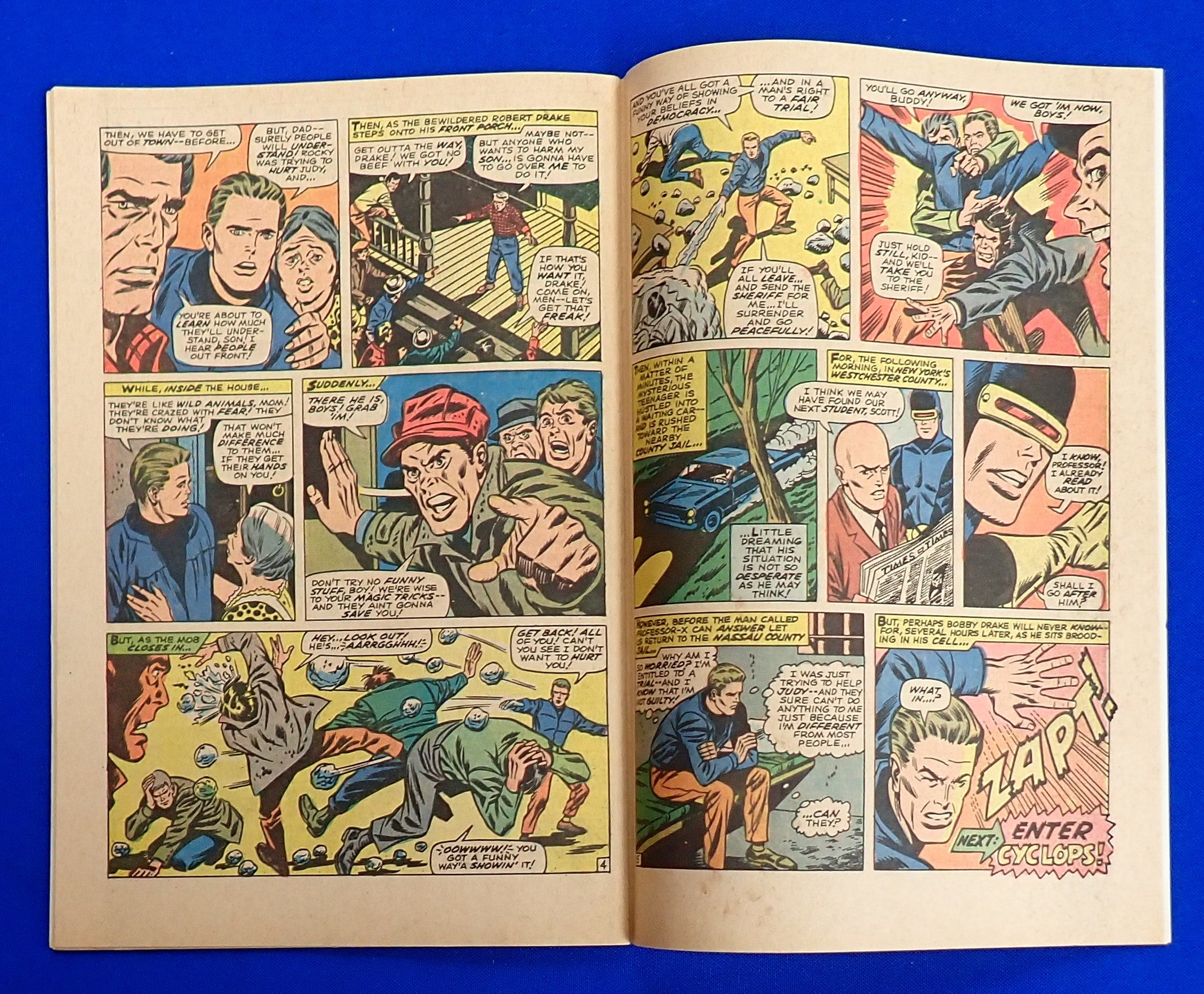 X-Men #44 (1968) - FN/FN+ (6.0-6.5) - 1st Silver Age App. Red Raven