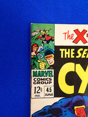 X-Men #45 (1968) - VF/VF+ (8.0-8.5) - Silver Age Issue