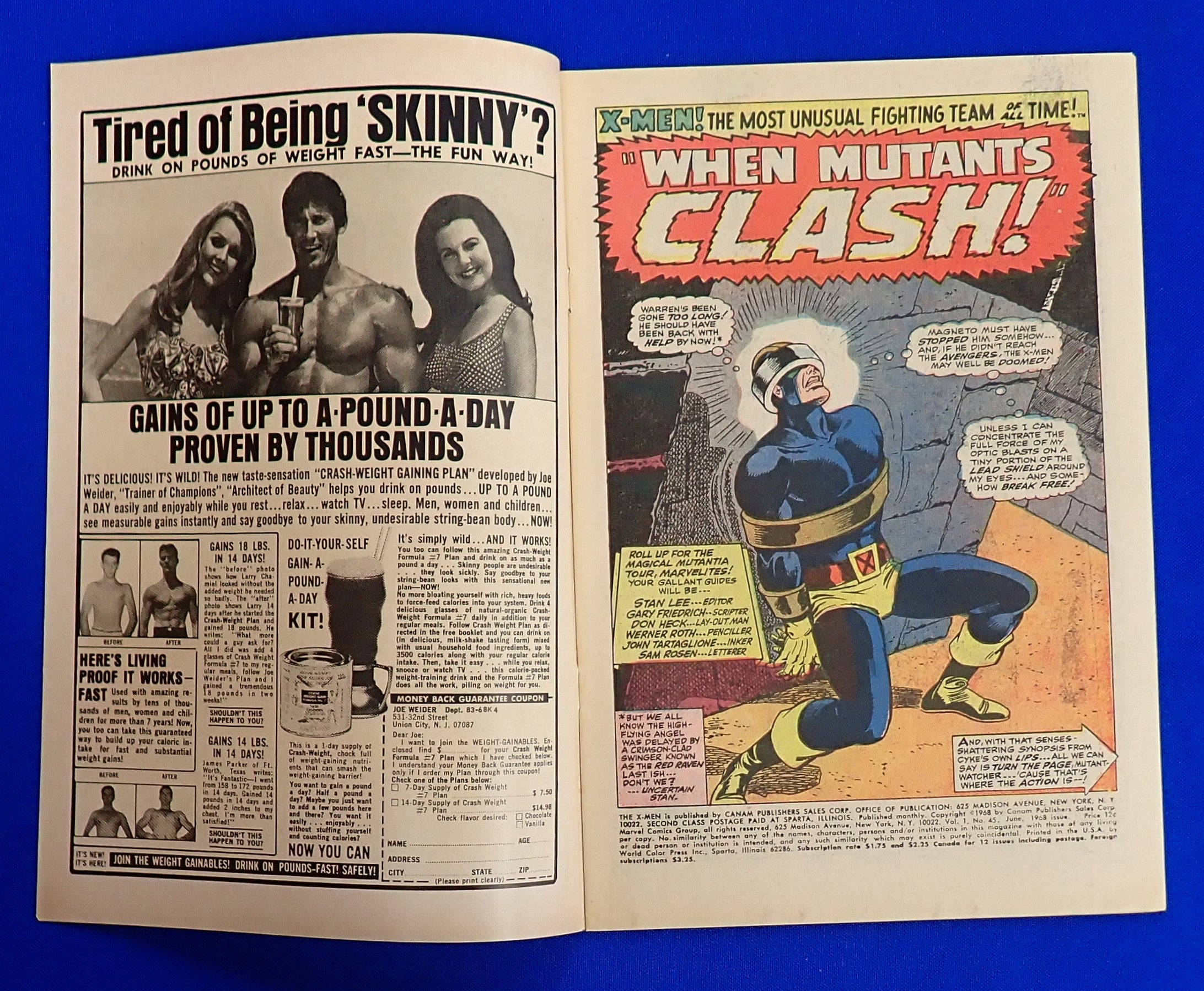 X-Men #45 (1968) - VF/VF+ (8.0-8.5) - Silver Age Issue