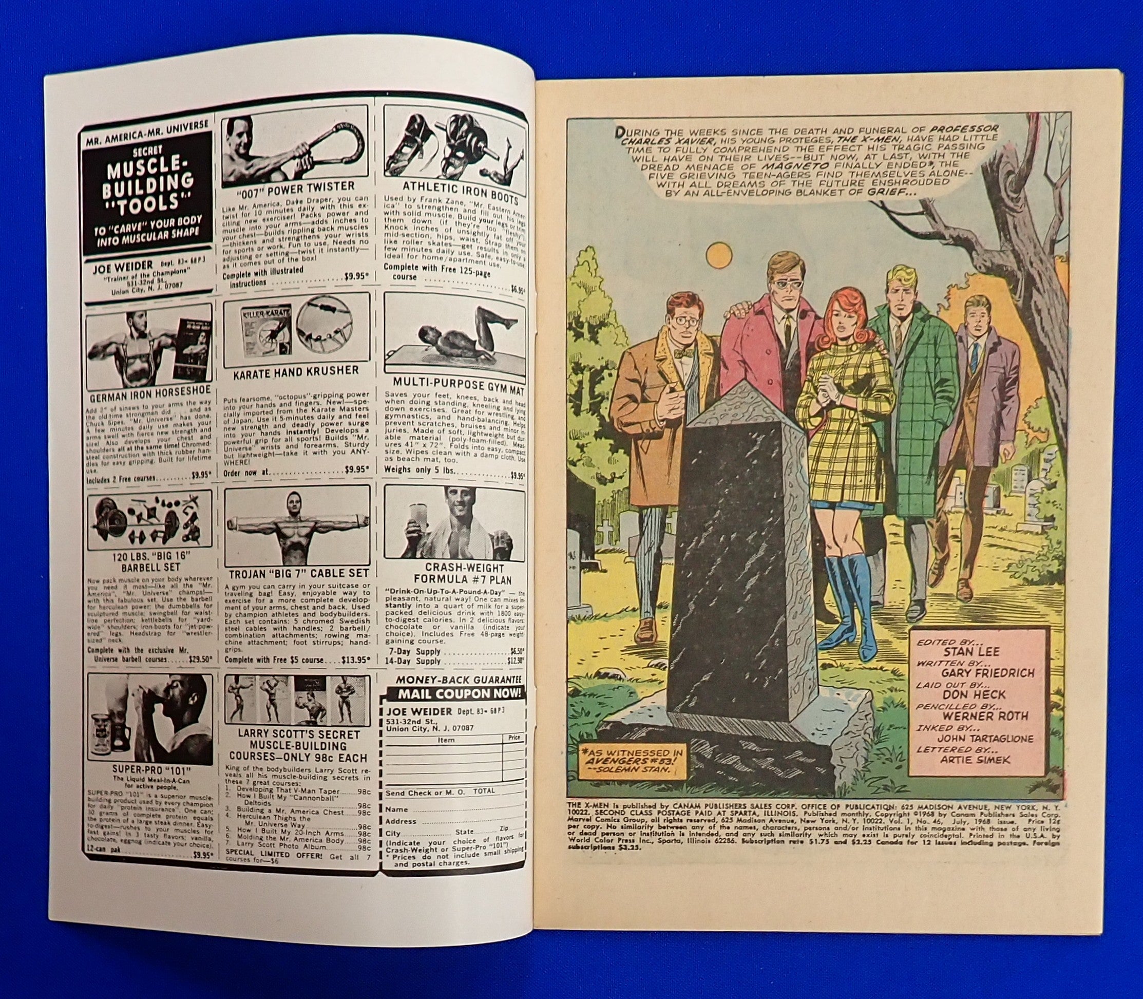 X-Men #46 (1968) - VF (8.0) - Silver Age Issue