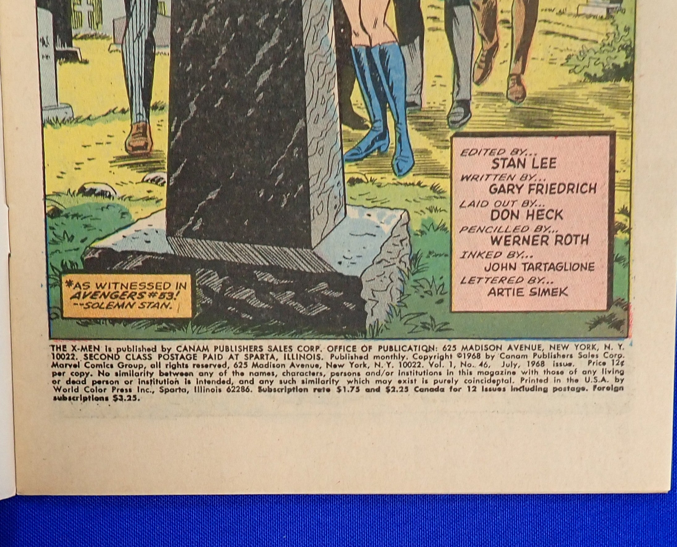 X-Men #46 (1968) - VF (8.0) - Silver Age Issue