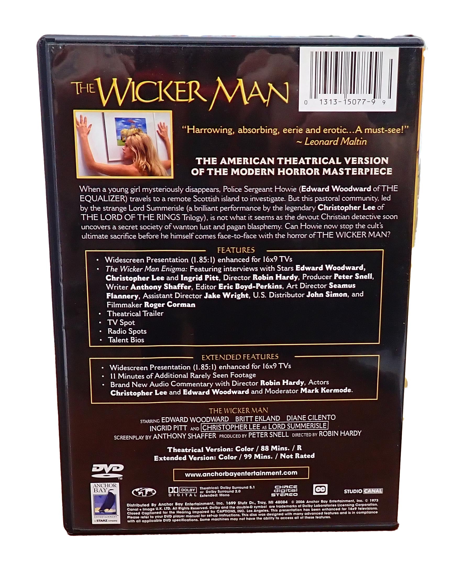 The Wicker Man 2 Disc Collector's Edition Set - DVD [Pre-Owned]