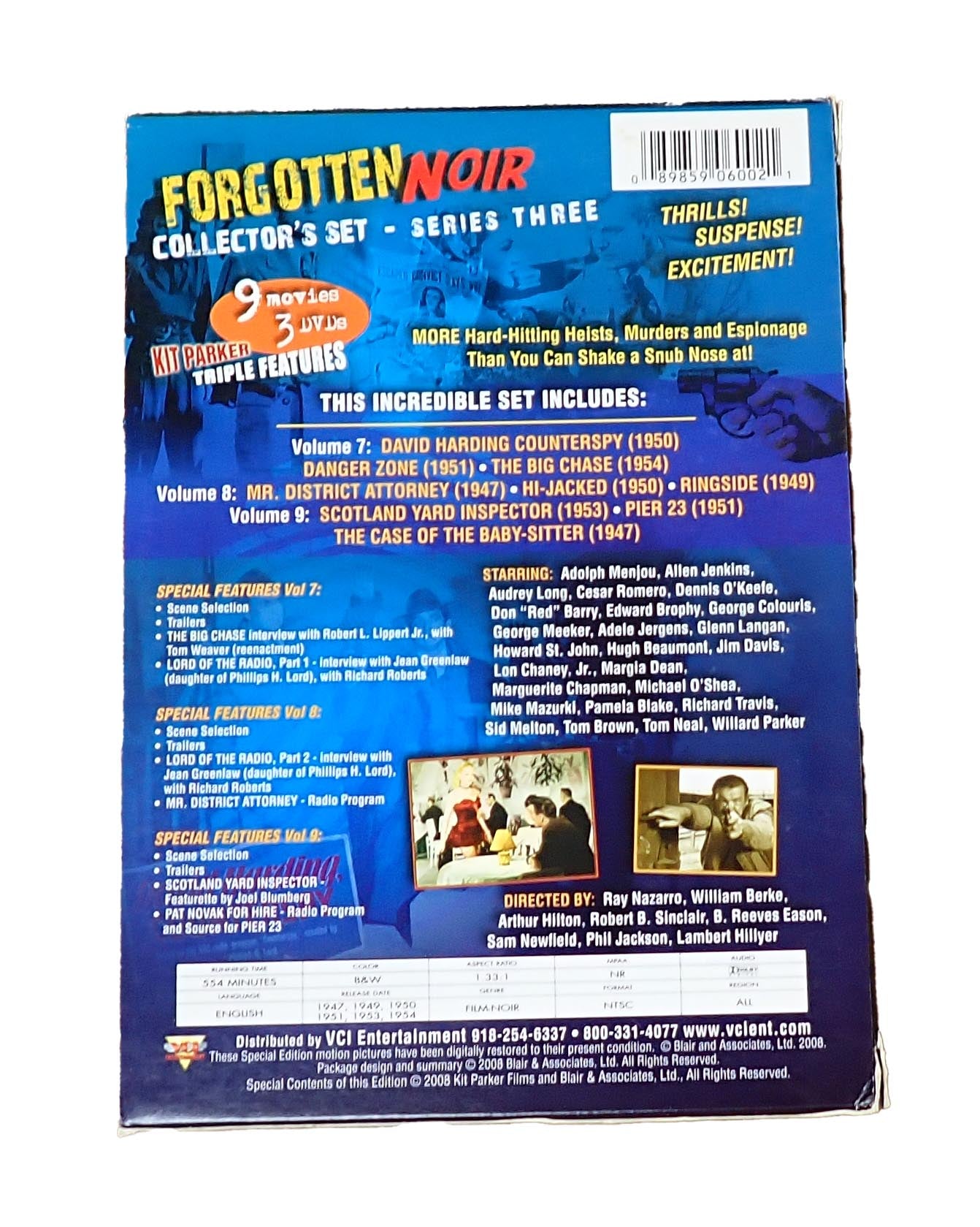 Forgotten Noir Collection 3 - DVD [Pre-Owned]