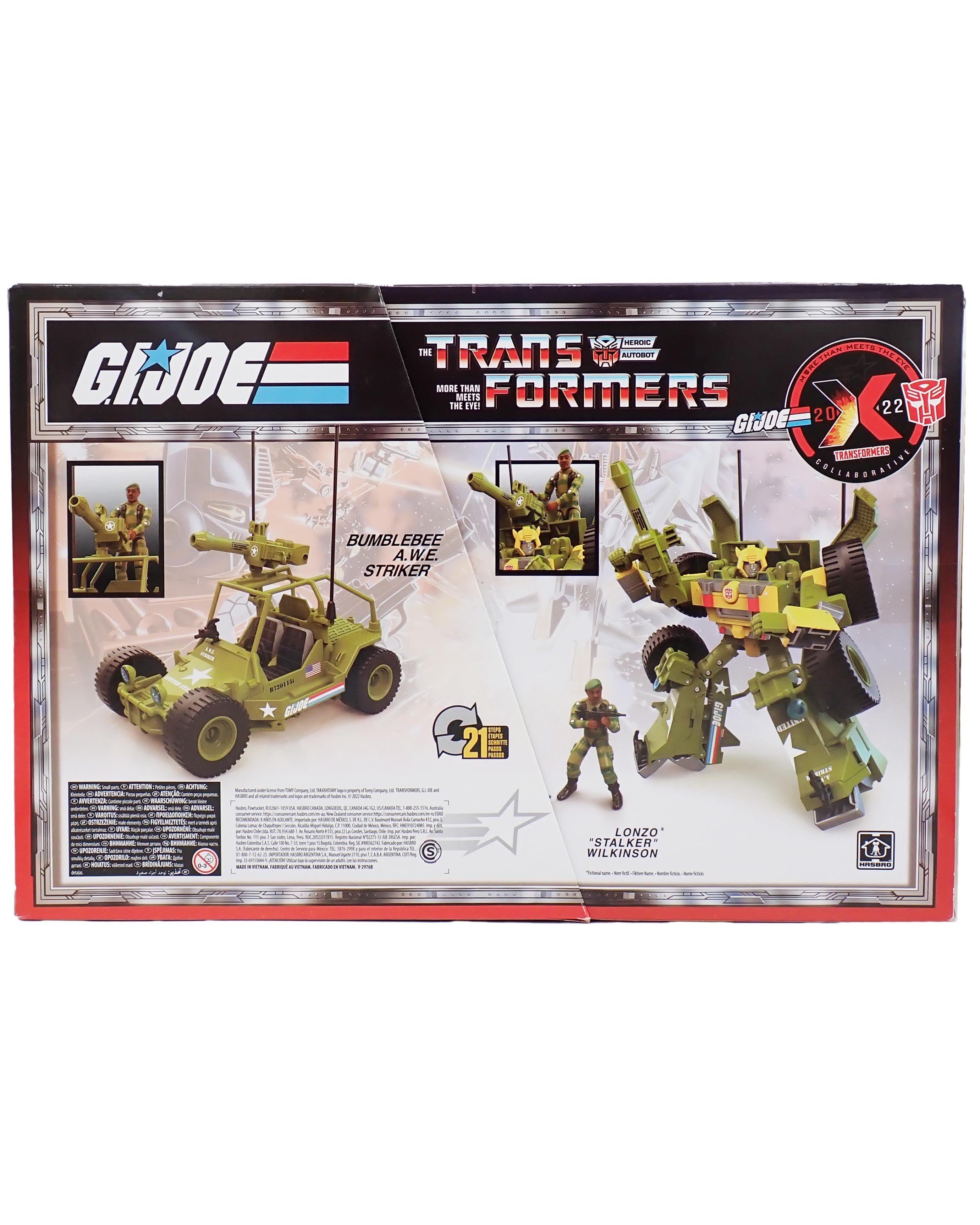 Bumblee A.W.E. Striker & Stalker - Transformers Collaborative G.I. Joe [Pre-Owned]