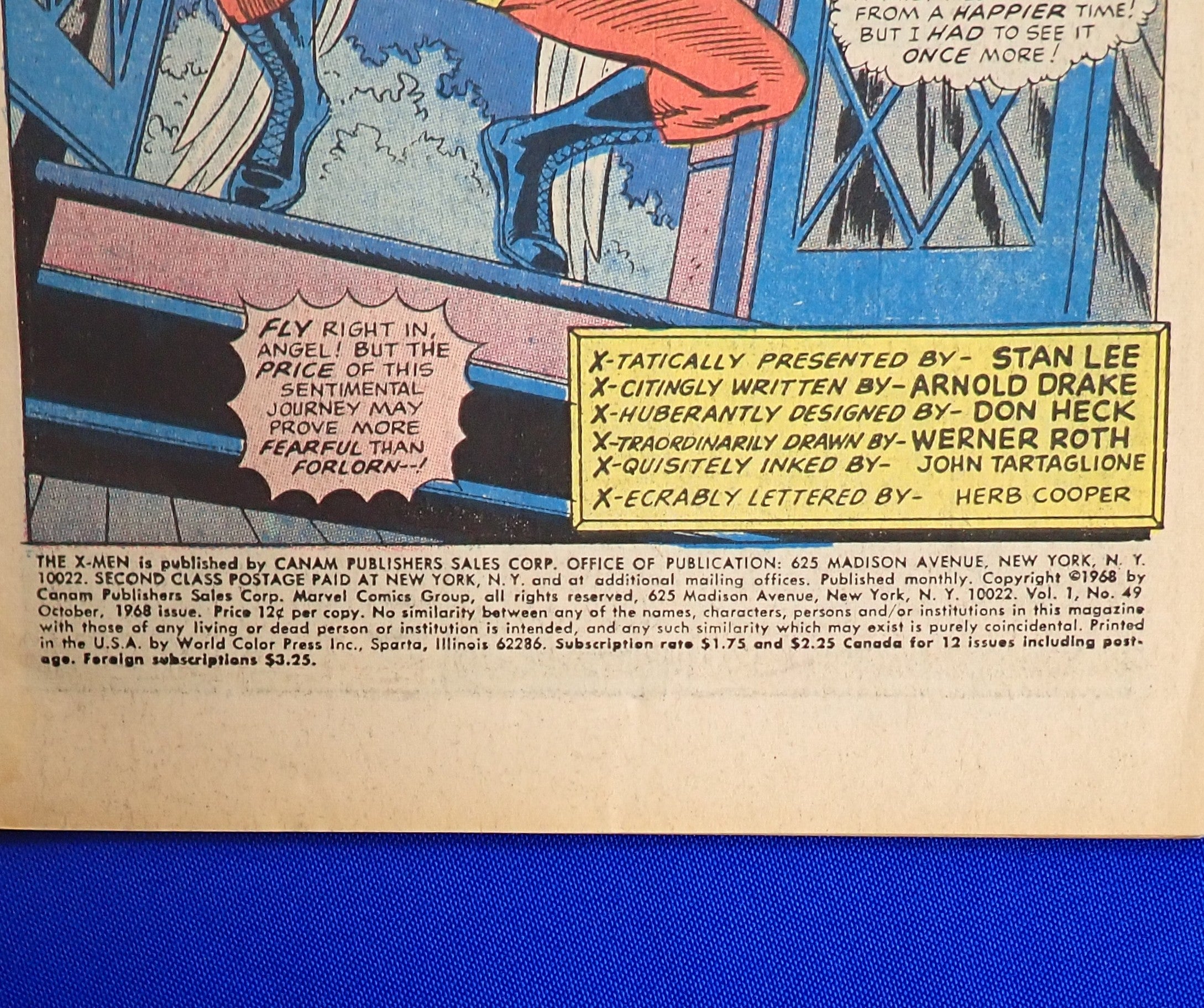 X-Men #49 (1968) - VG/VG+ (4.0-4.5) - 1st Lorna Dane, Daughter of Magneto