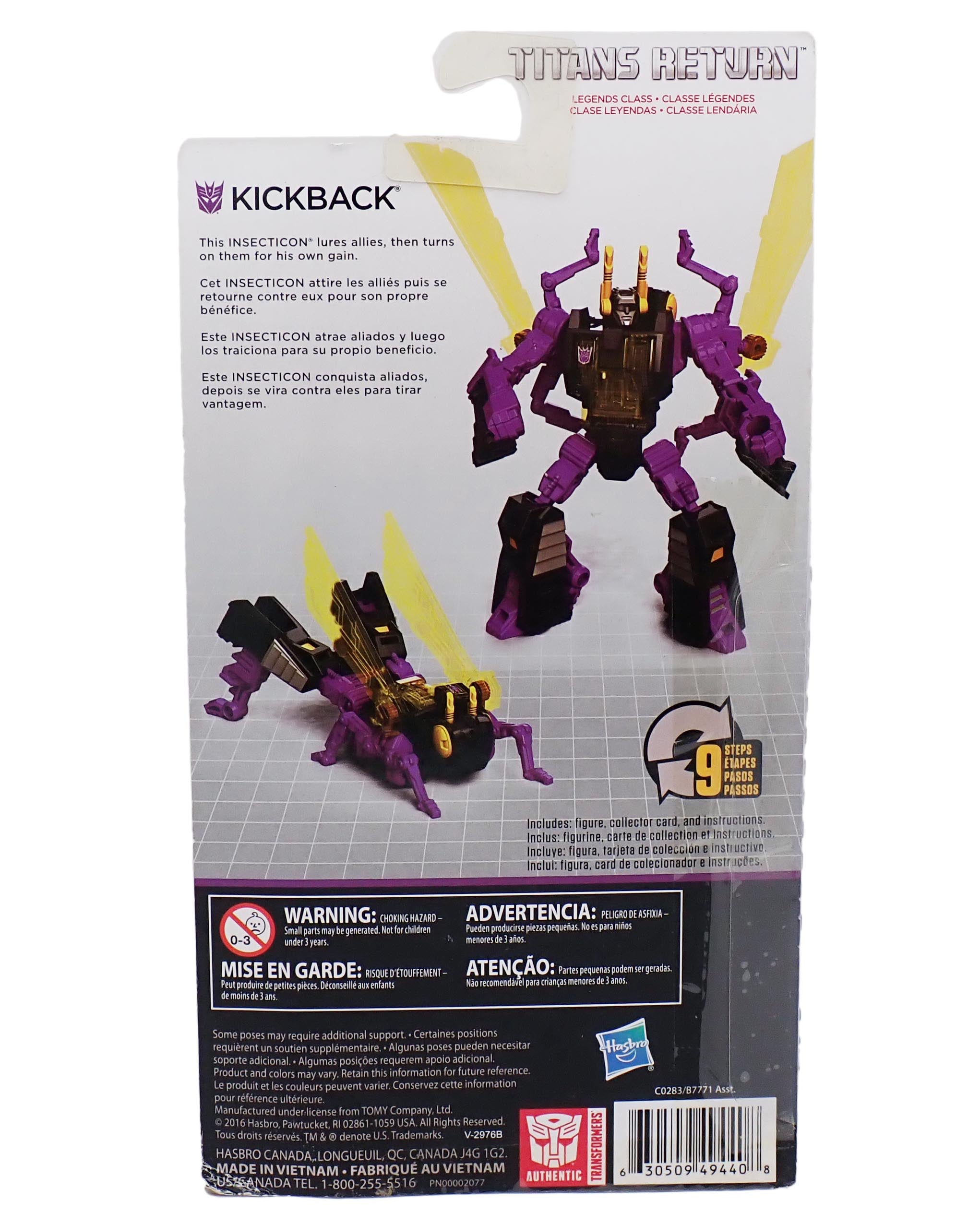 Kickback - Transformers Titans Return [Pre-Owned]