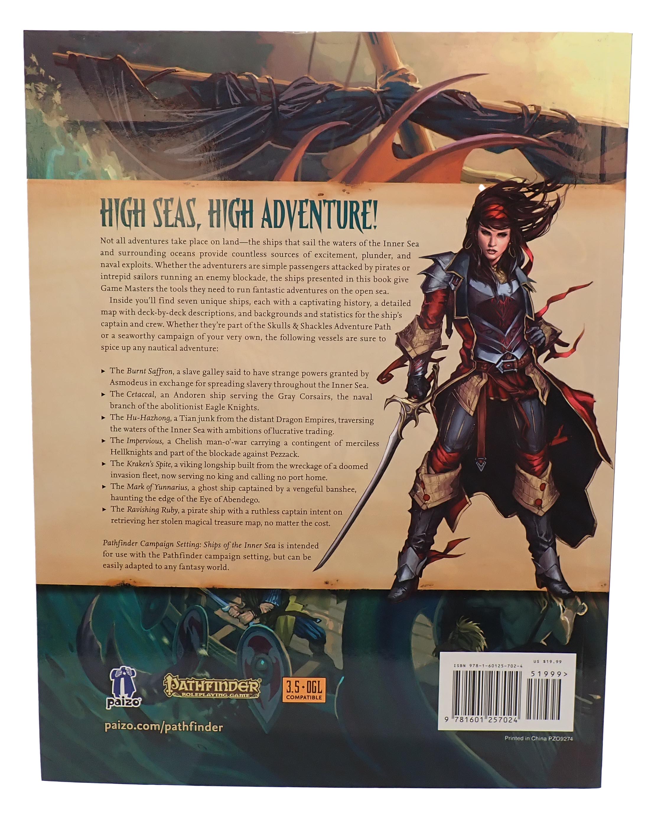 Ships of the Inner Sea - Pathfinder [Pre-Owned]