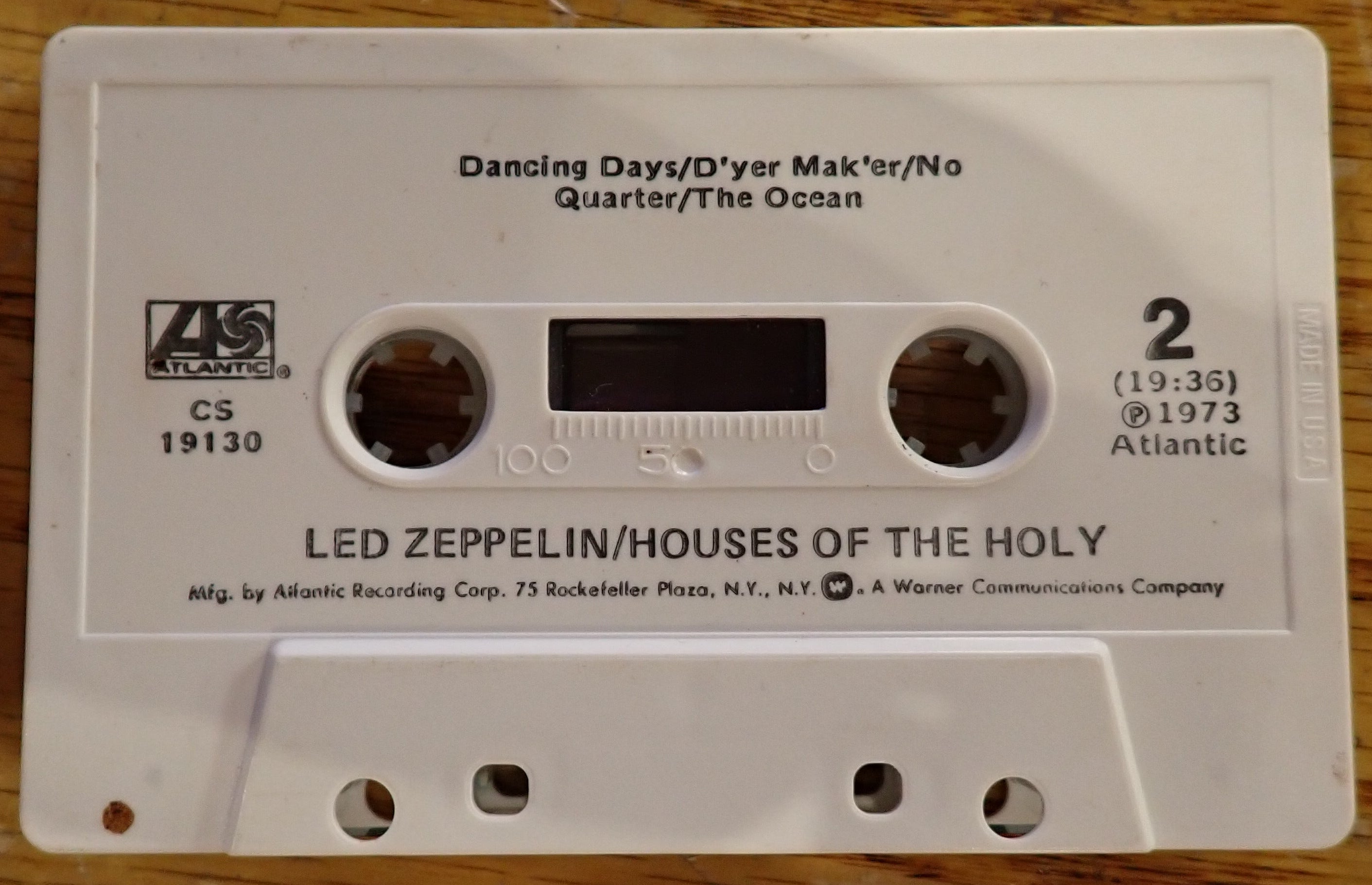 Led Zeppelin - Houses of the Holy - Cassette Tape