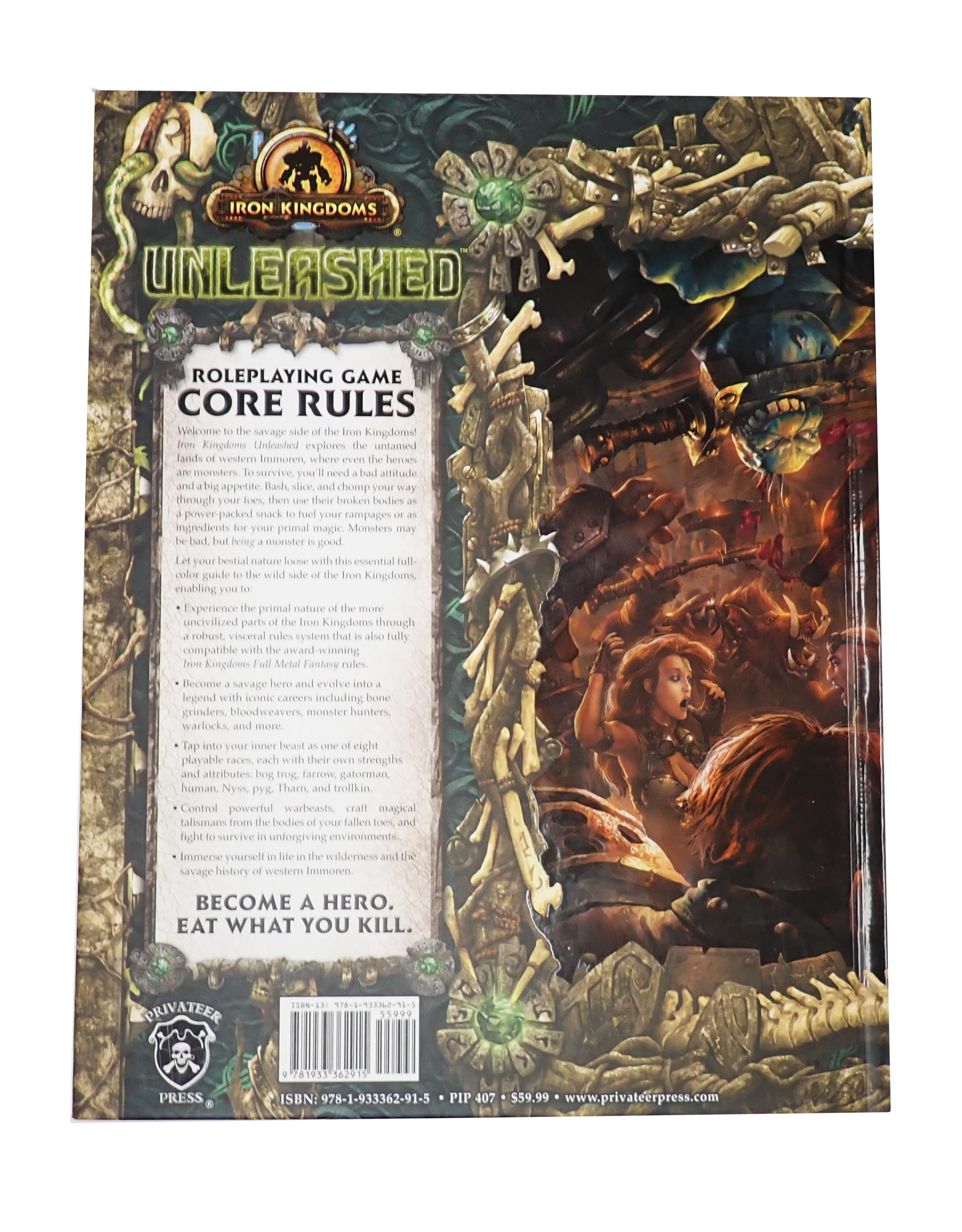 Iron Kingdoms Unleashed RPG - Core Rules [Pre-Owned]