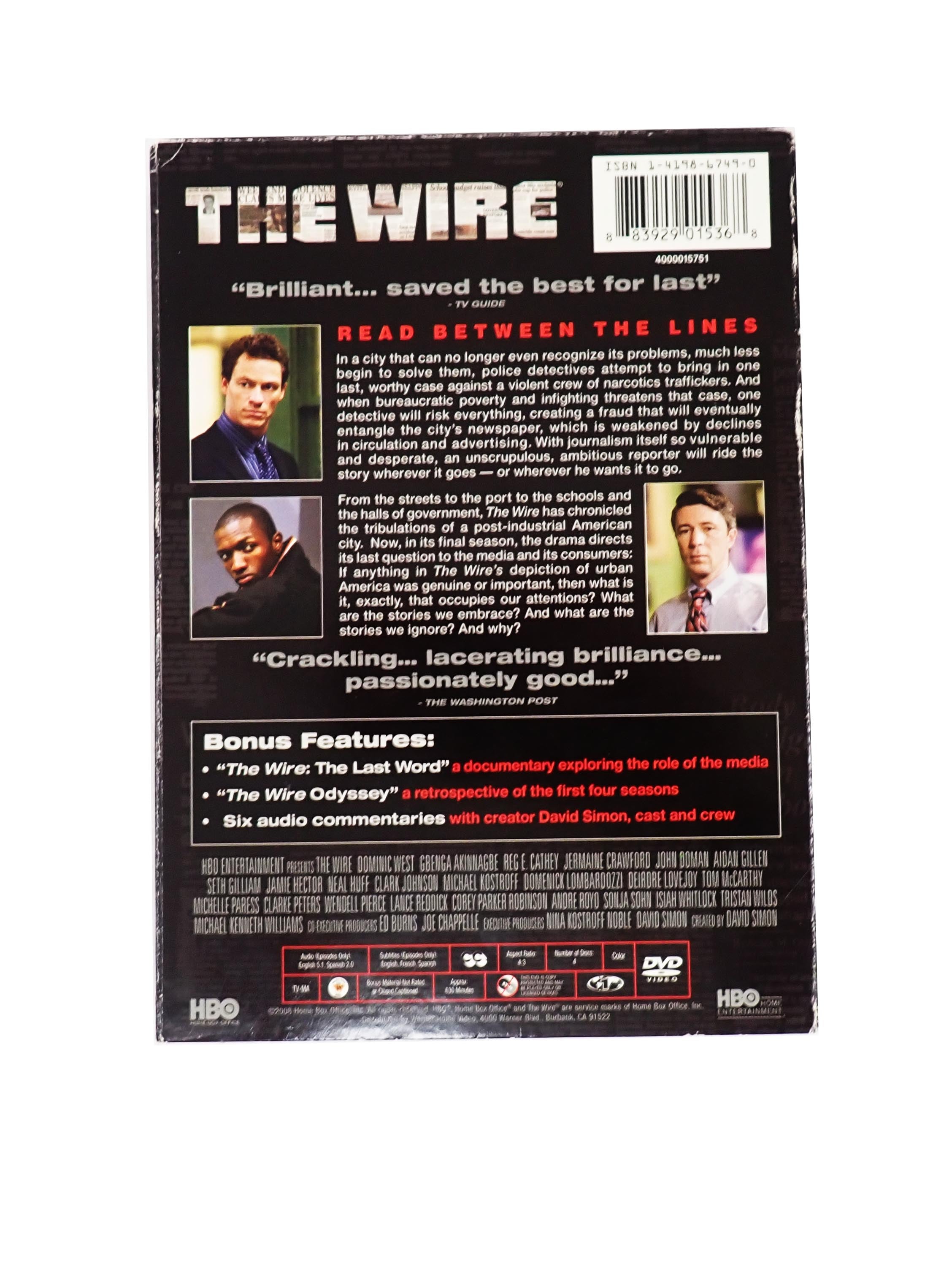 The Wire: The Complete Fifth Season - [DVD]