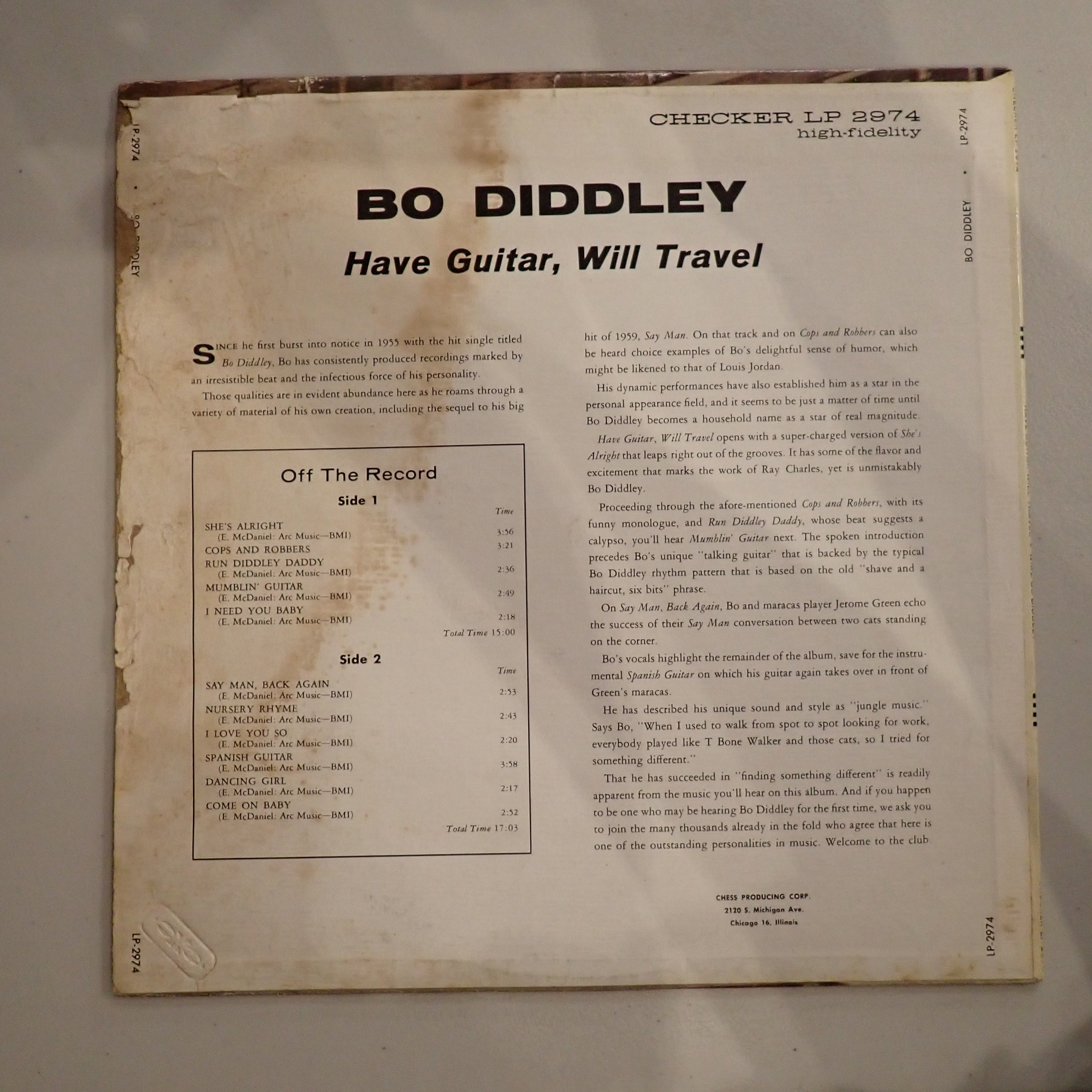 Bo Diddley - Have Guitar, Will Travel