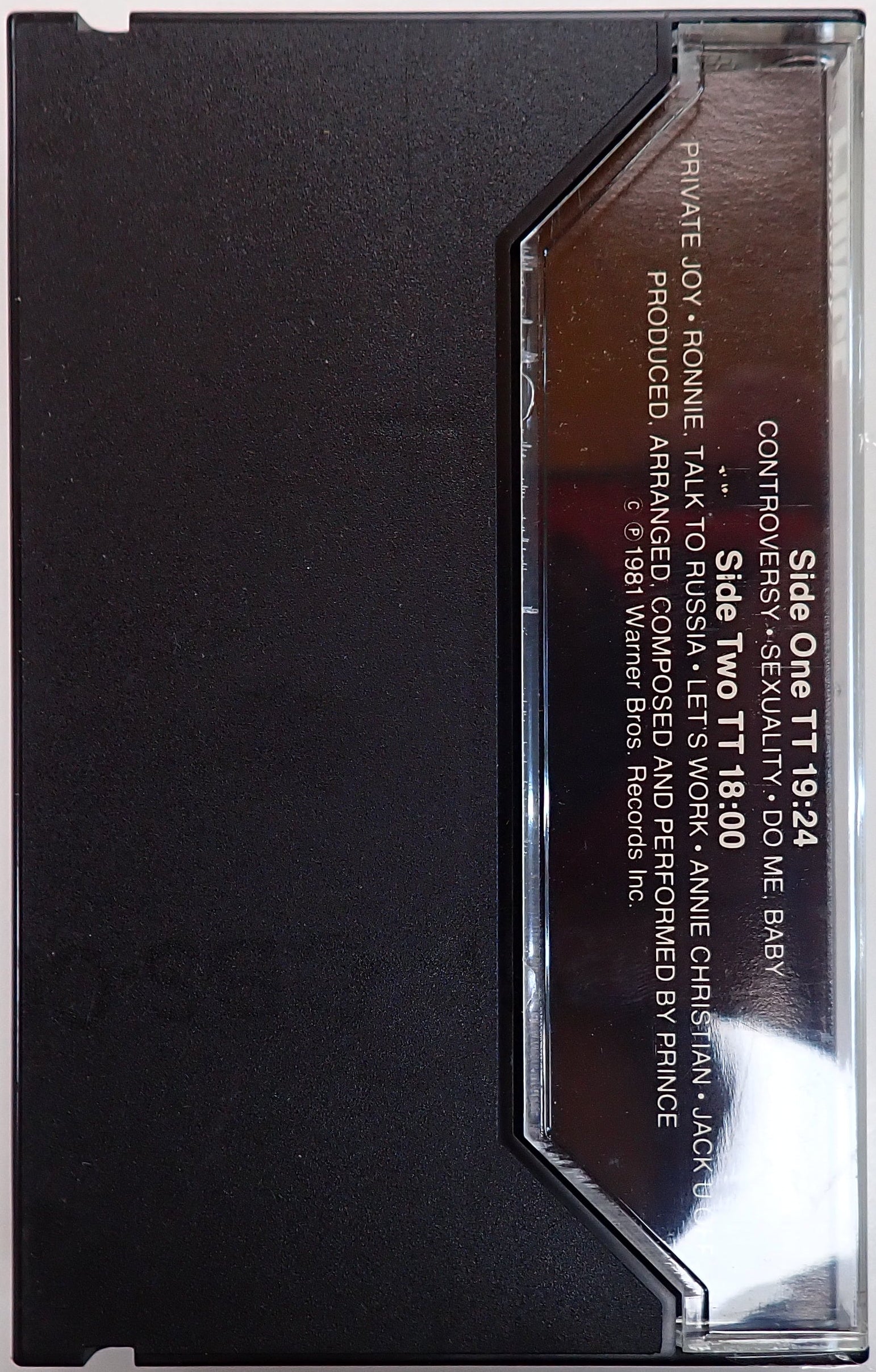 Prince - Controversy - Cassette Tape