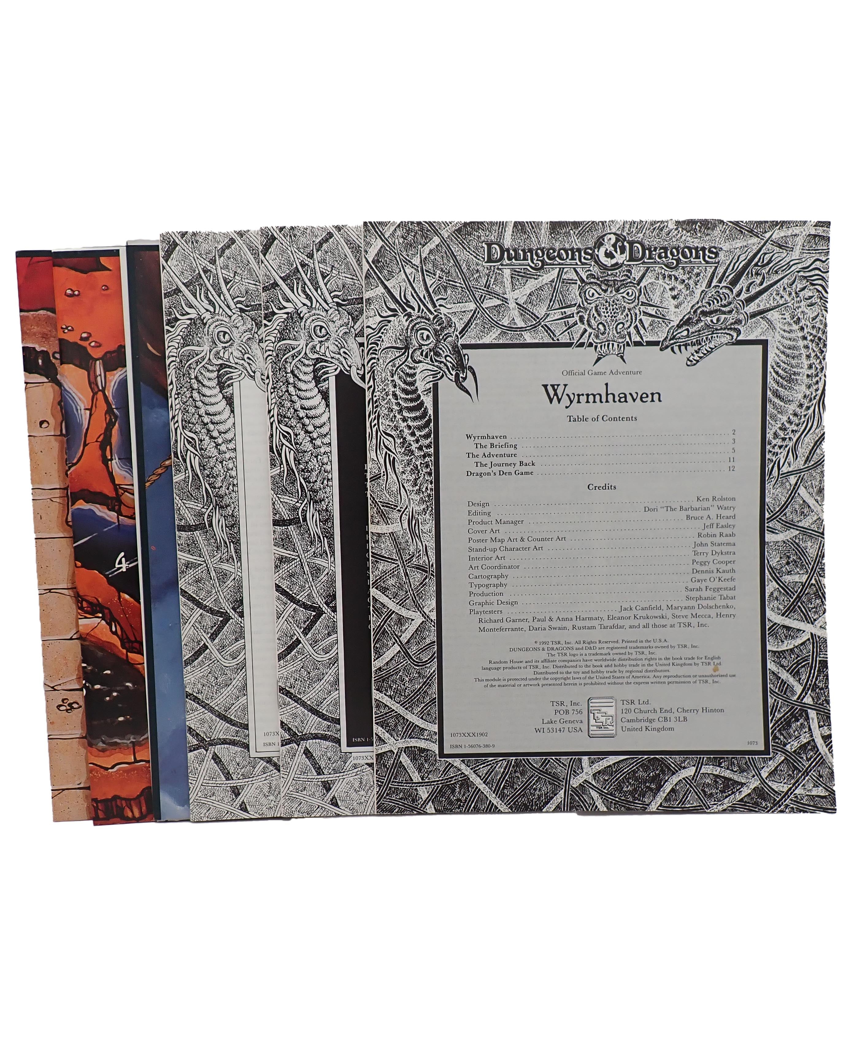 Dragon's Den Adventure & Maps - AD&D [Pre-Owned]
