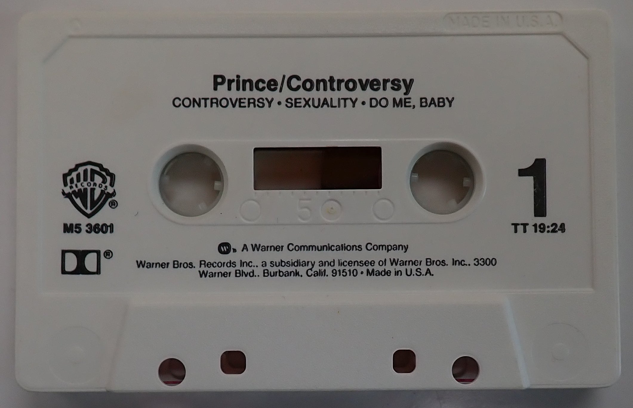 Prince - Controversy - Cassette Tape