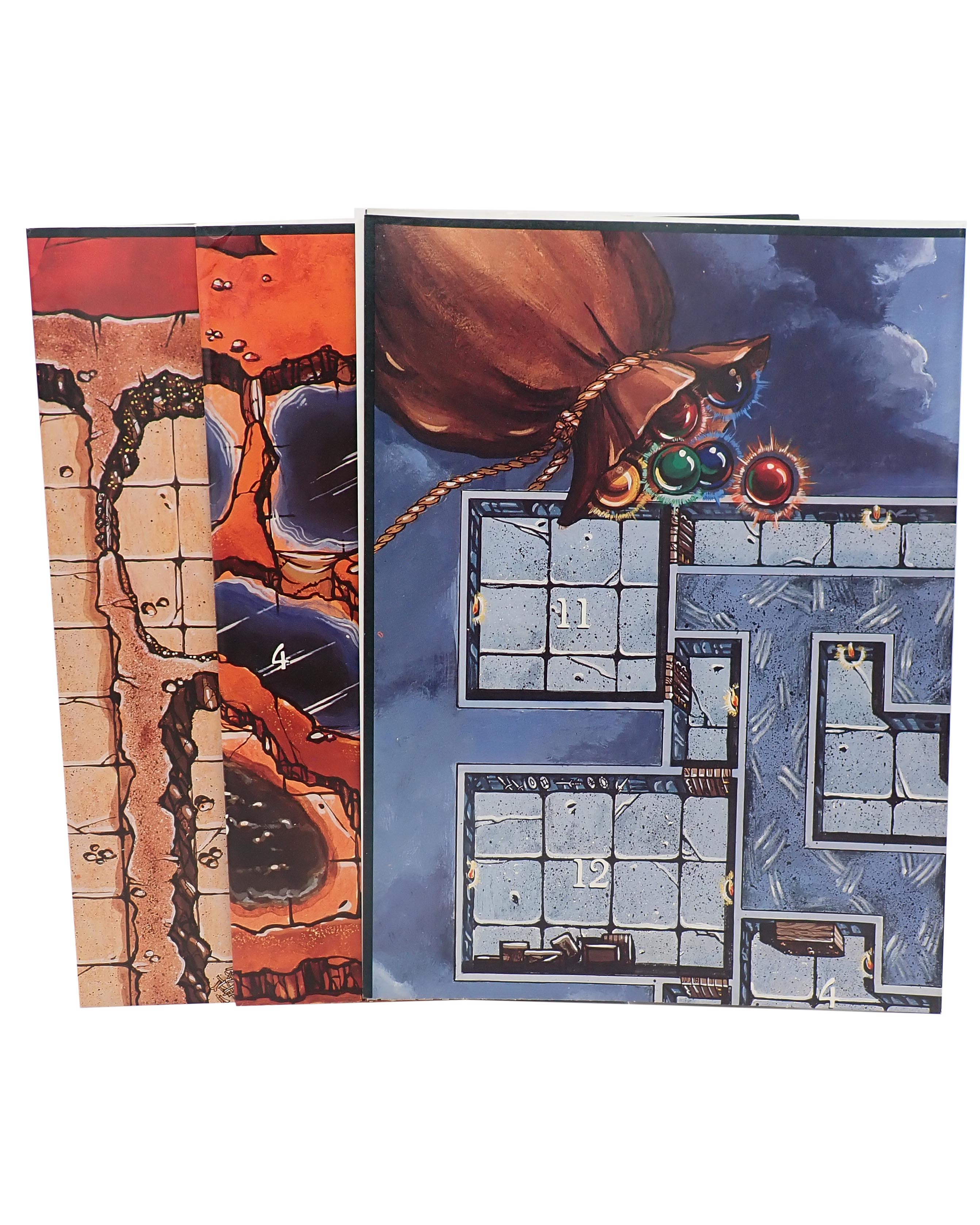 Dragon's Den Adventure & Maps - AD&D [Pre-Owned]
