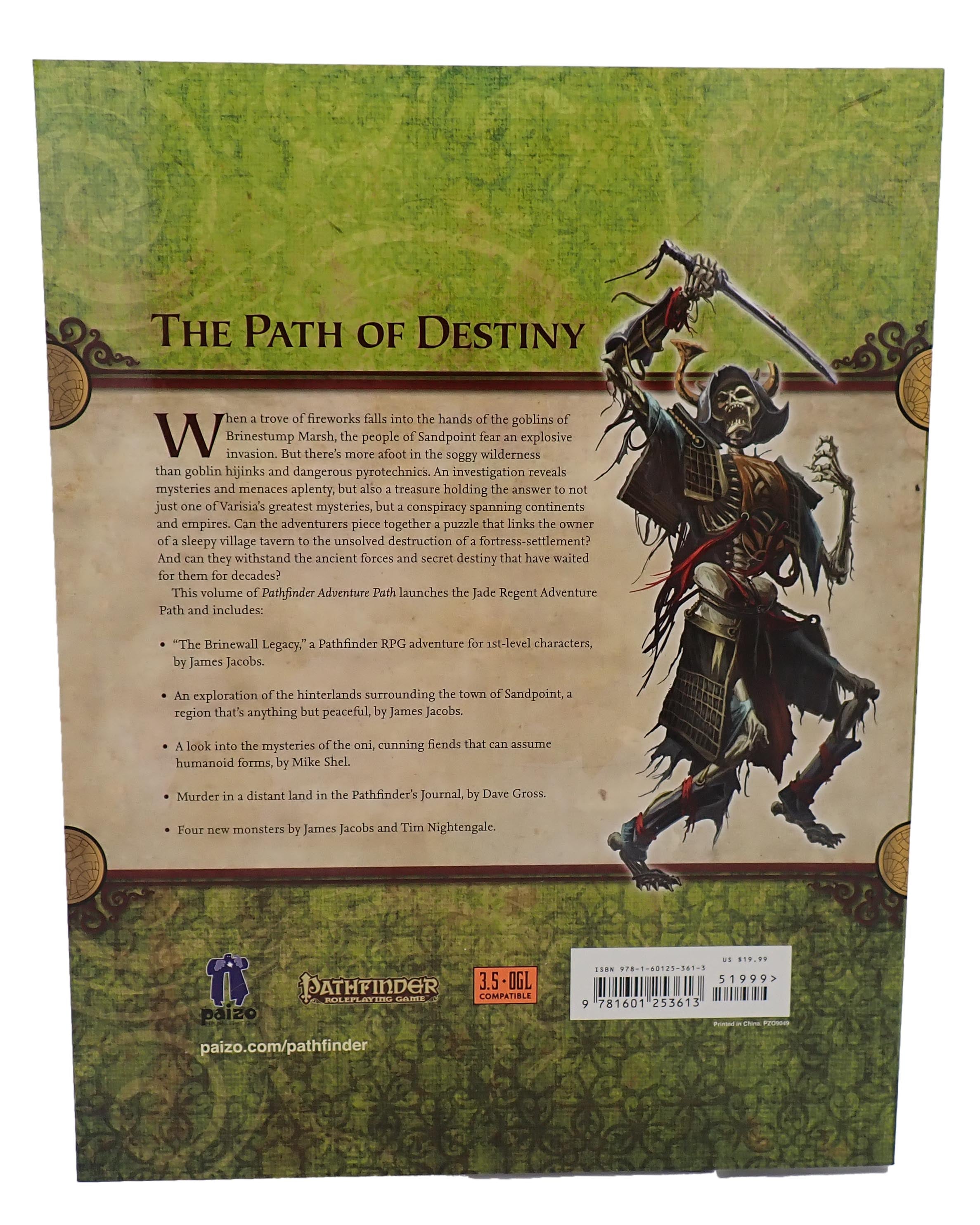 Jade Regent: The Brinewall Legacy - Pathfinder [Pre-Owned]
