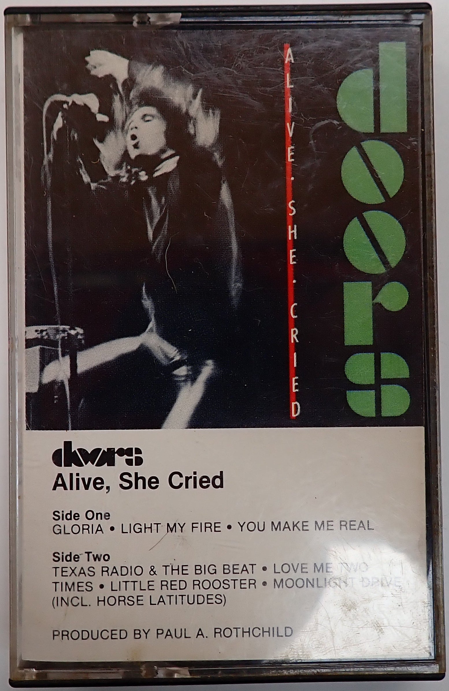 The Doors - Alive She Cried - Cassette Tape