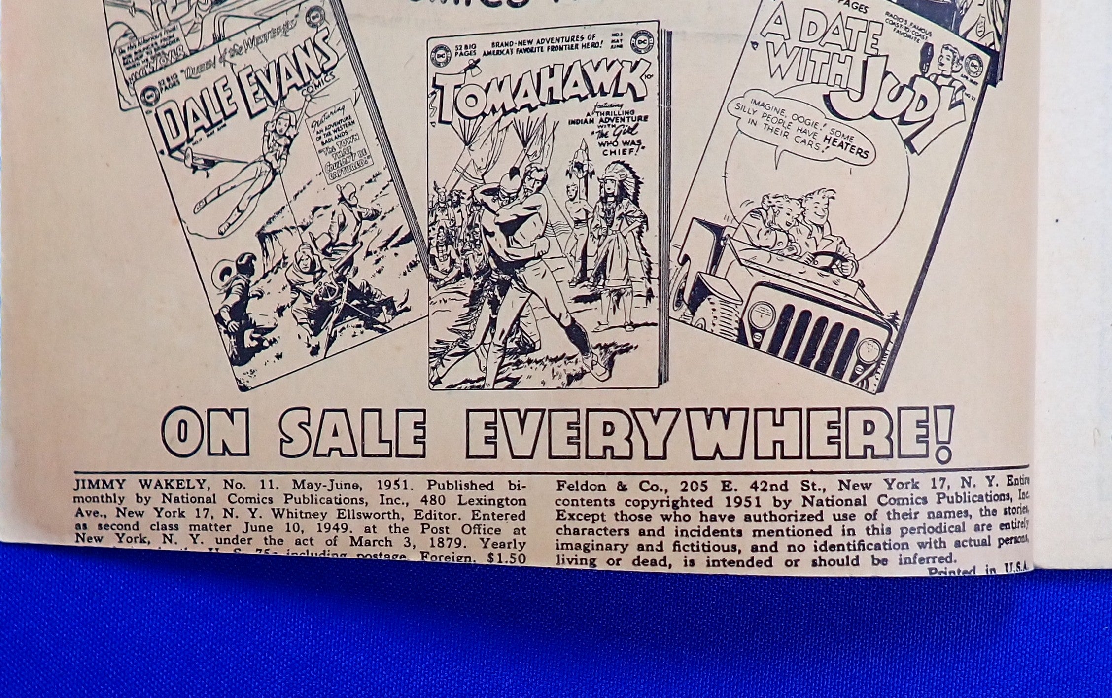 Jimmy Wakely #11 (1951) - VG- (3.5) - Alex Toth Art