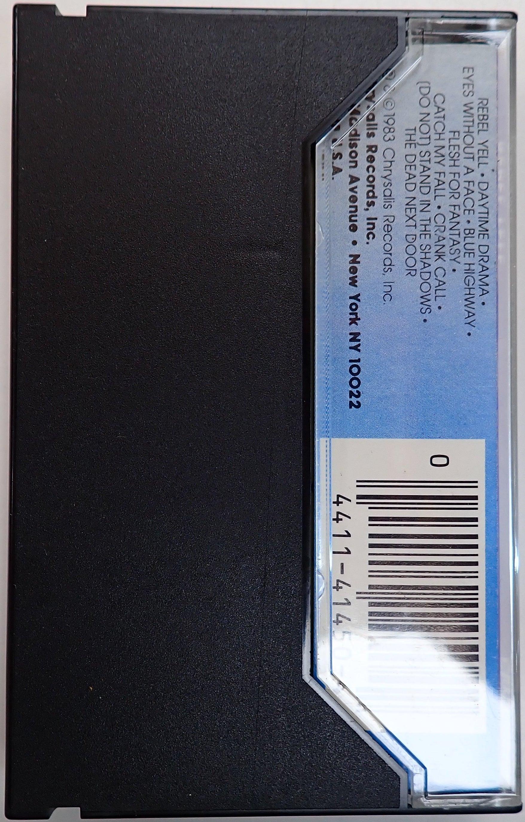Billy Idol - Rebel Yell - Cassette Tape