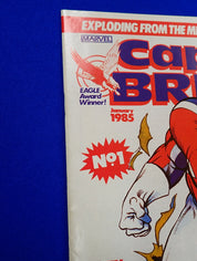 Captain Britain #1 (1985) - VF- (7.5) - Marvel Magazine