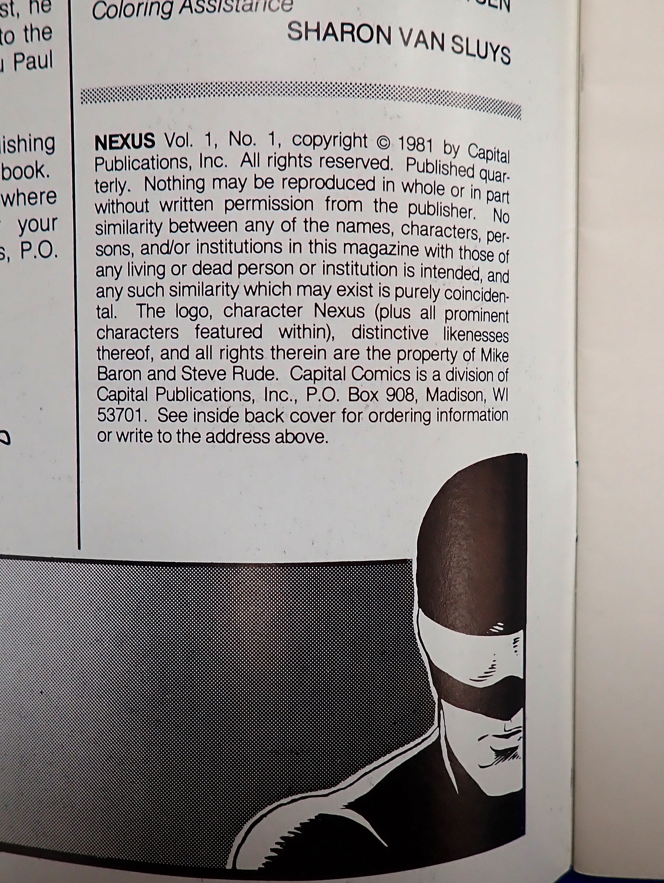 Nexus #1 (1981) - VF+ (8.5) - Mike Baron + Steve Rude