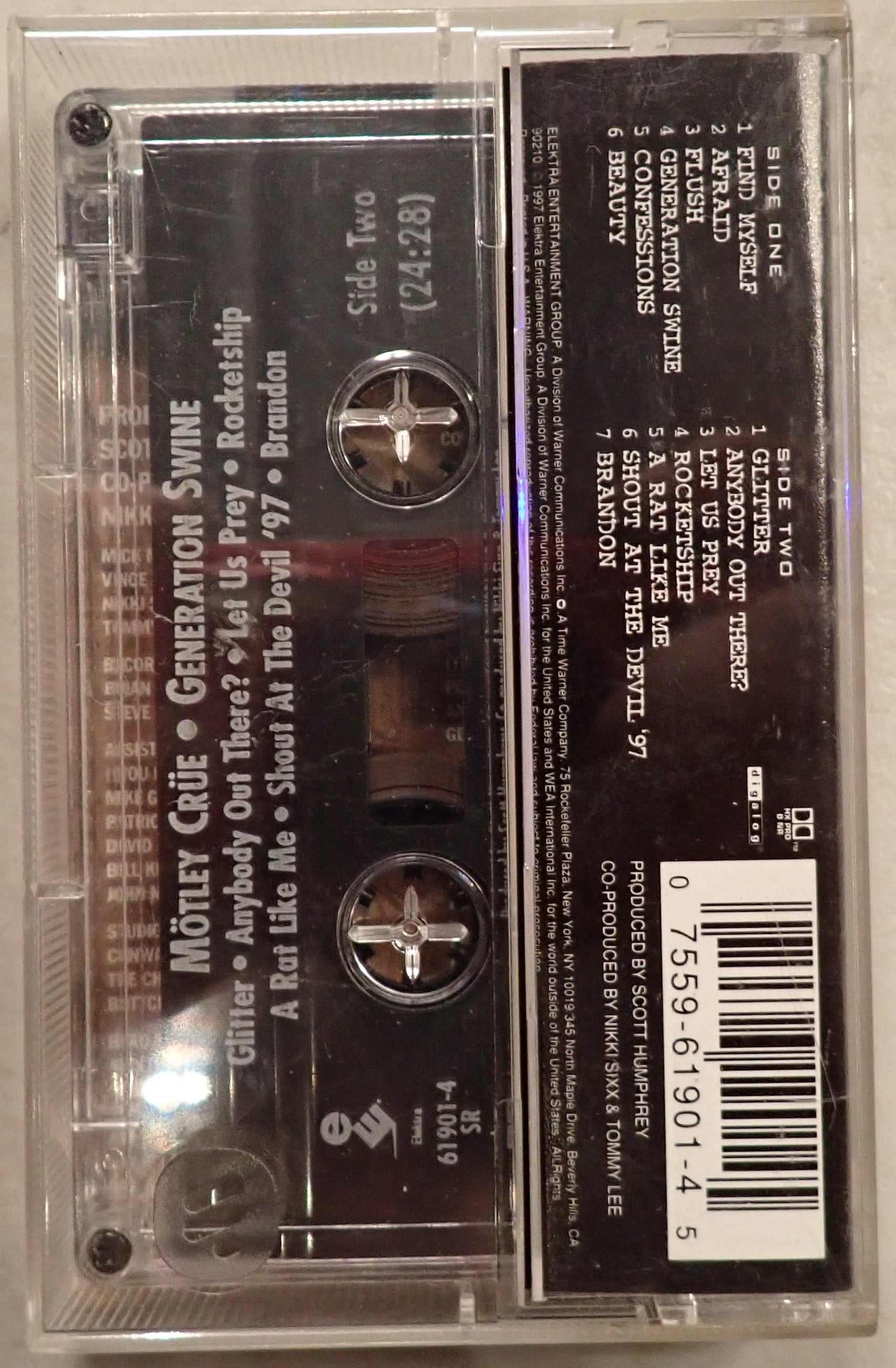 Motley Crue - Generation Swine - Cassette Tape