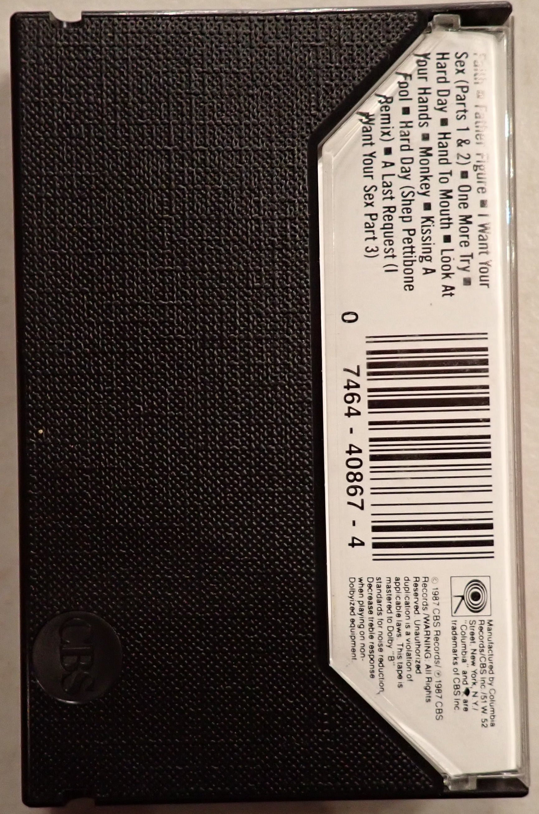 George Michael - Faith - Cassette Tape