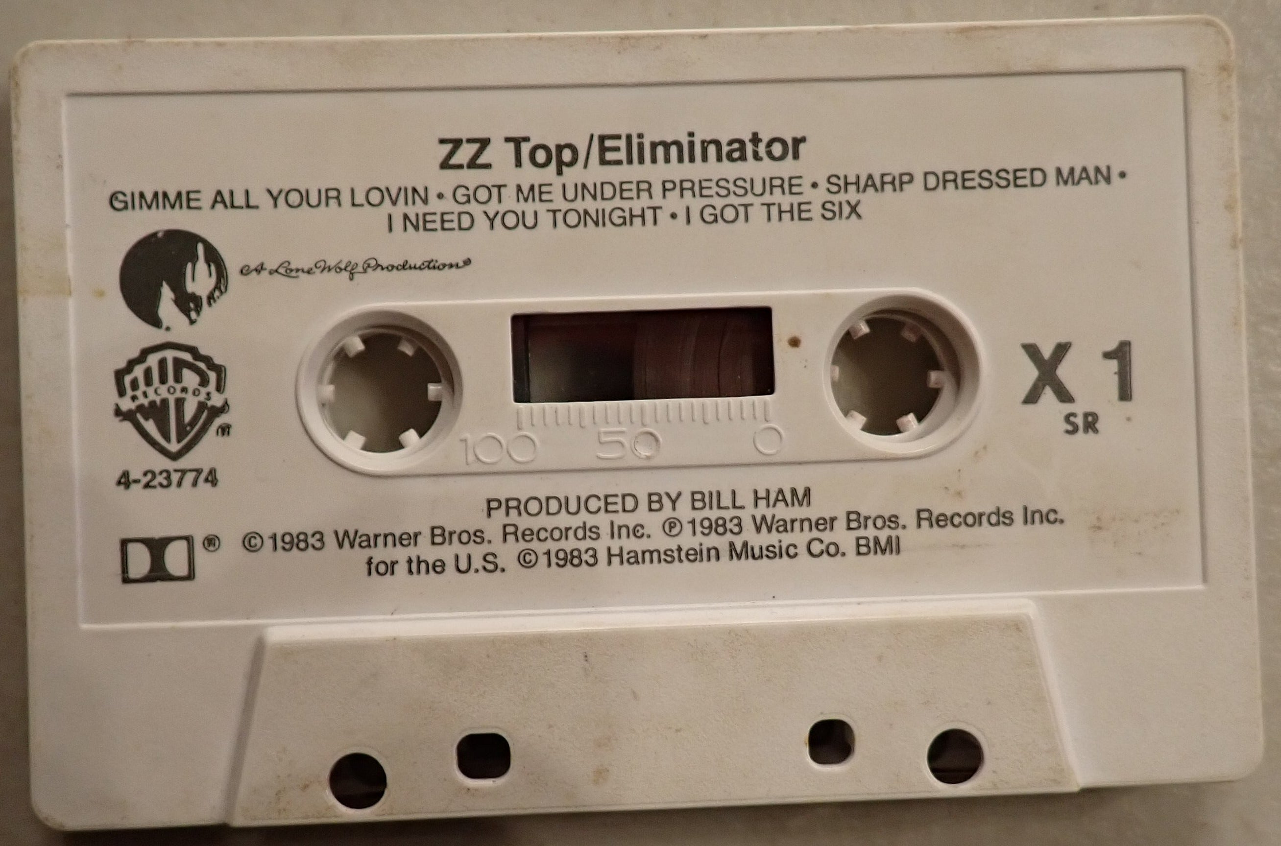 ZZ Top - Eliminator - Cassette Tape