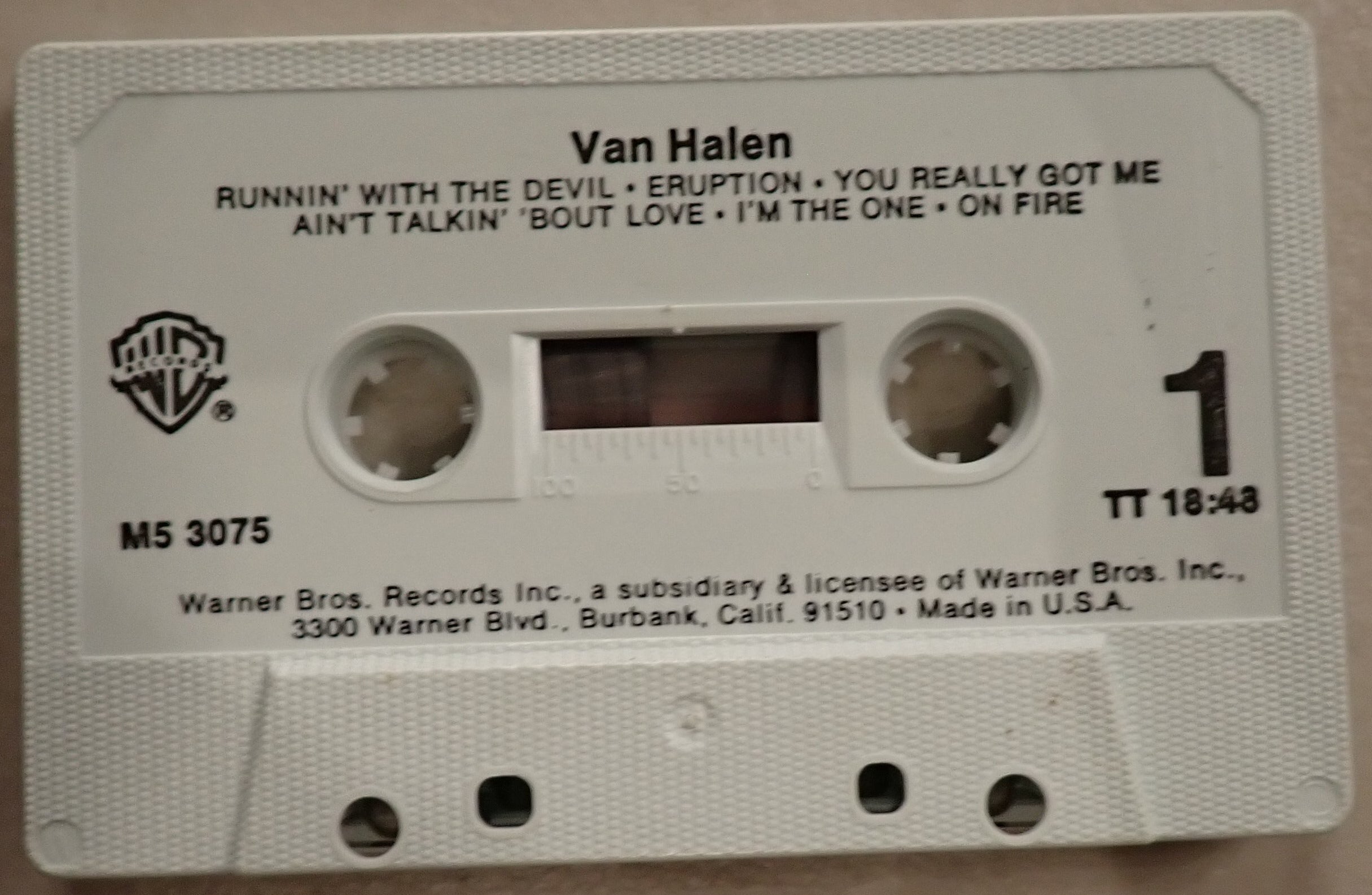 Van Halen - Van Halen - Cassette Tape