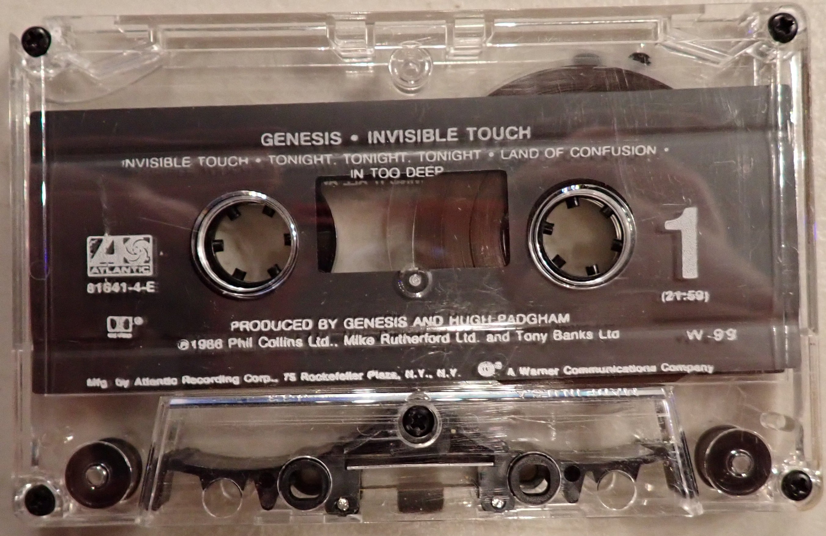 Genesis - Invisible Touch - Cassette Tape