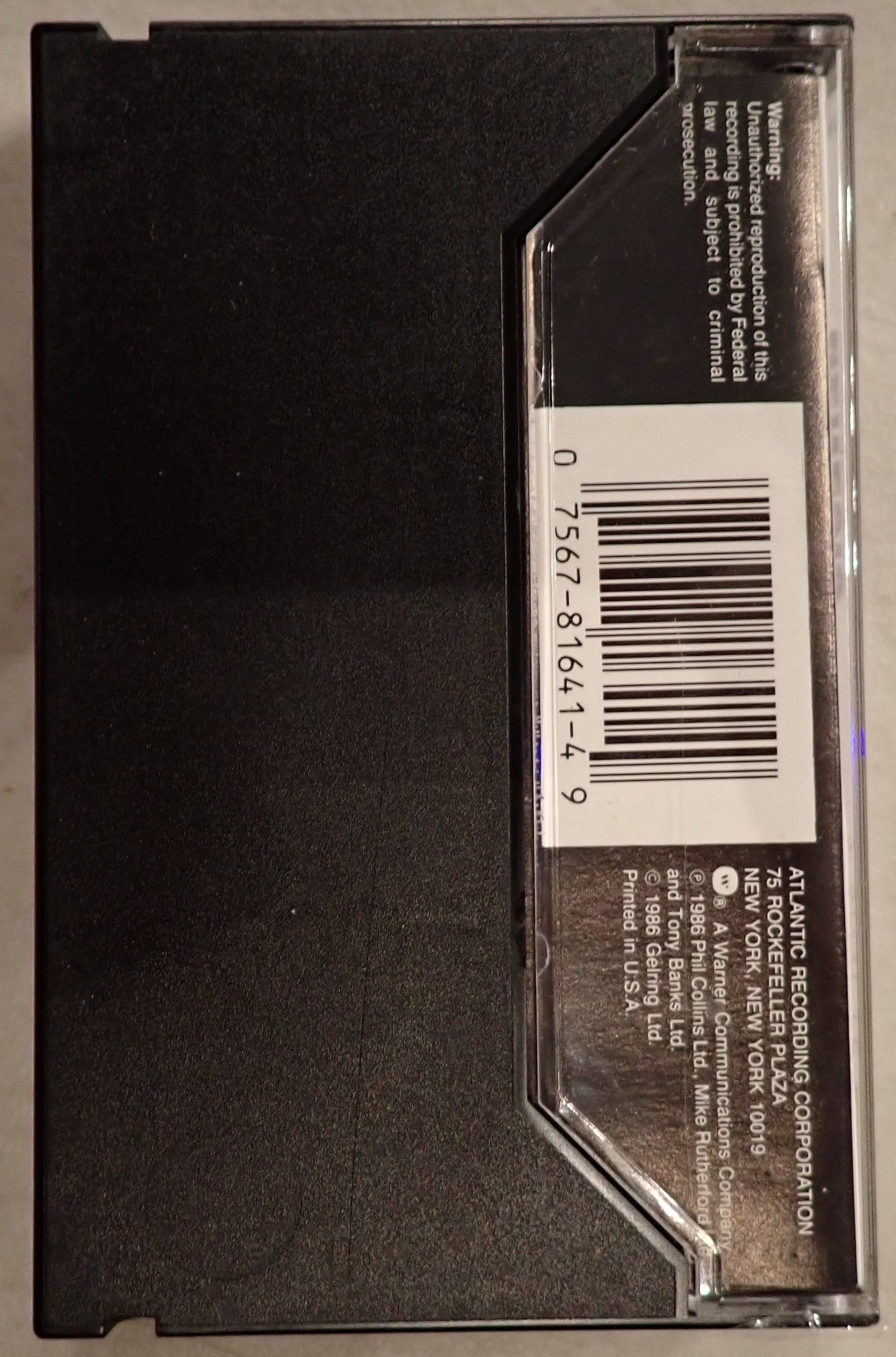 Genesis - Invisible Touch - Cassette Tape