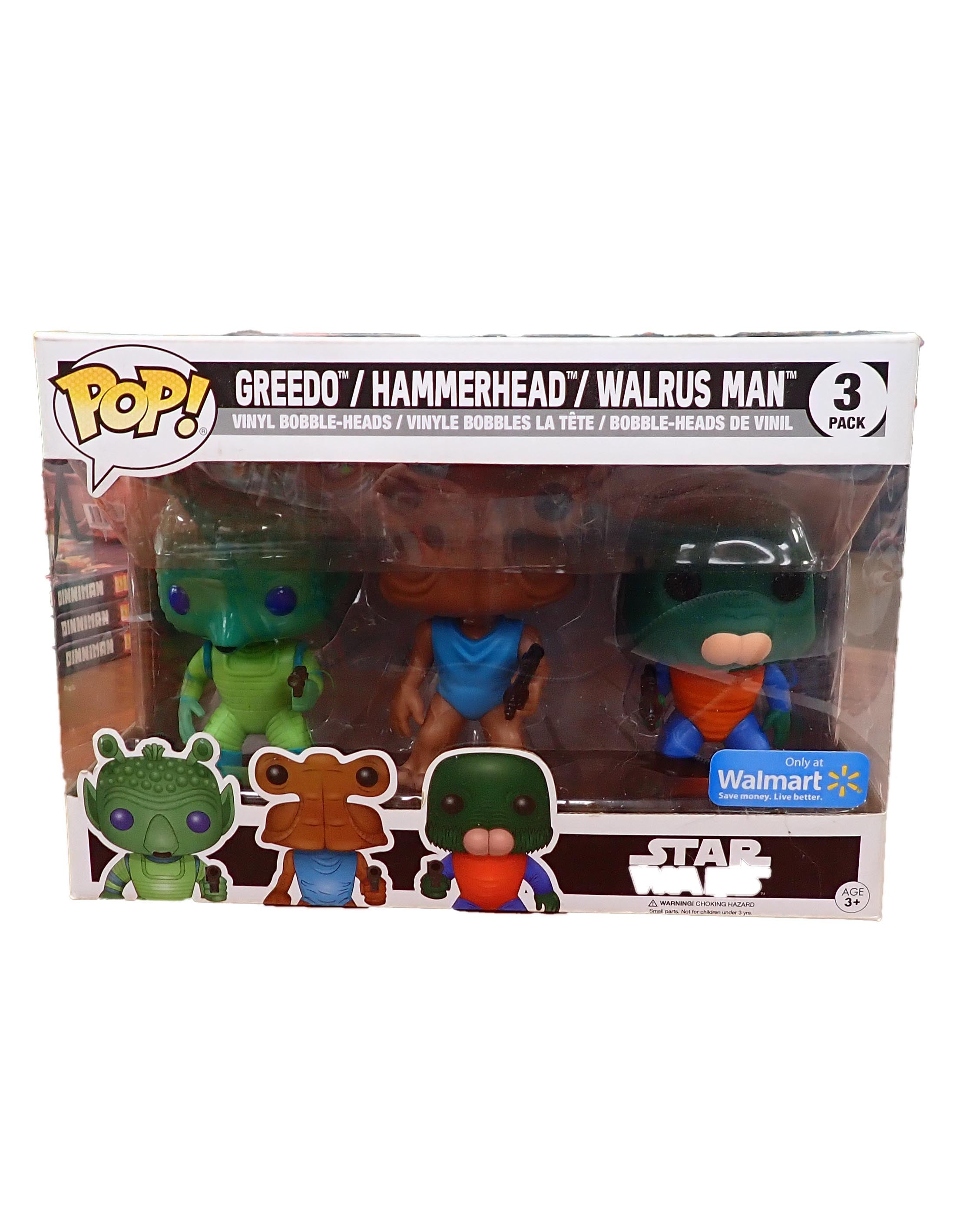 Greedo / Hammerhead / Walrus Man - Funko POP! 3 Pack