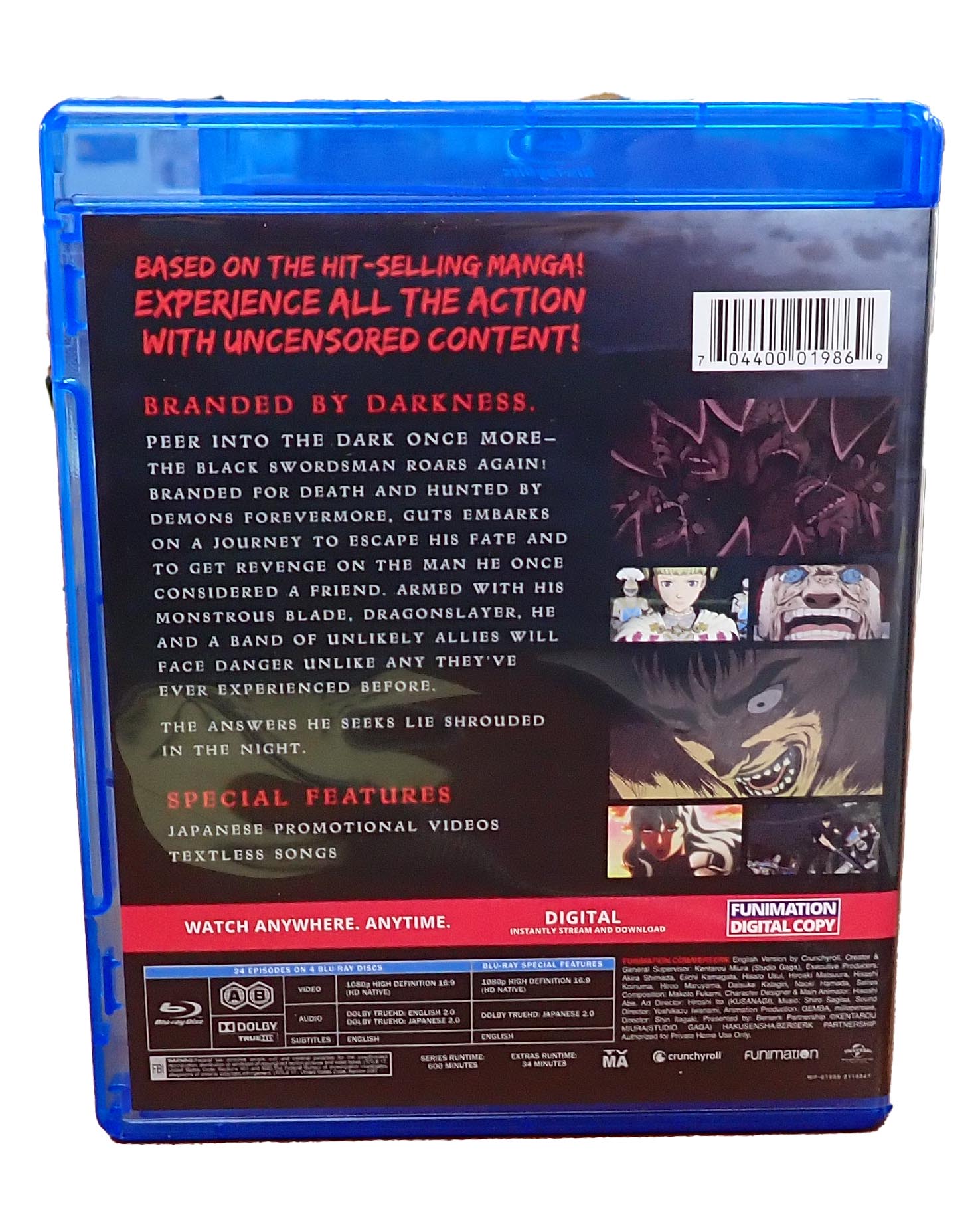 Berserk Complete Series XXIV - Blu-ray