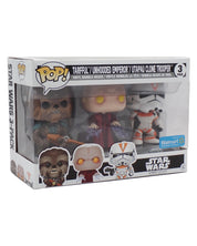 Tarfful / Unhooded Emperor / Utapau Clone Trooper - POP! 3 Pack