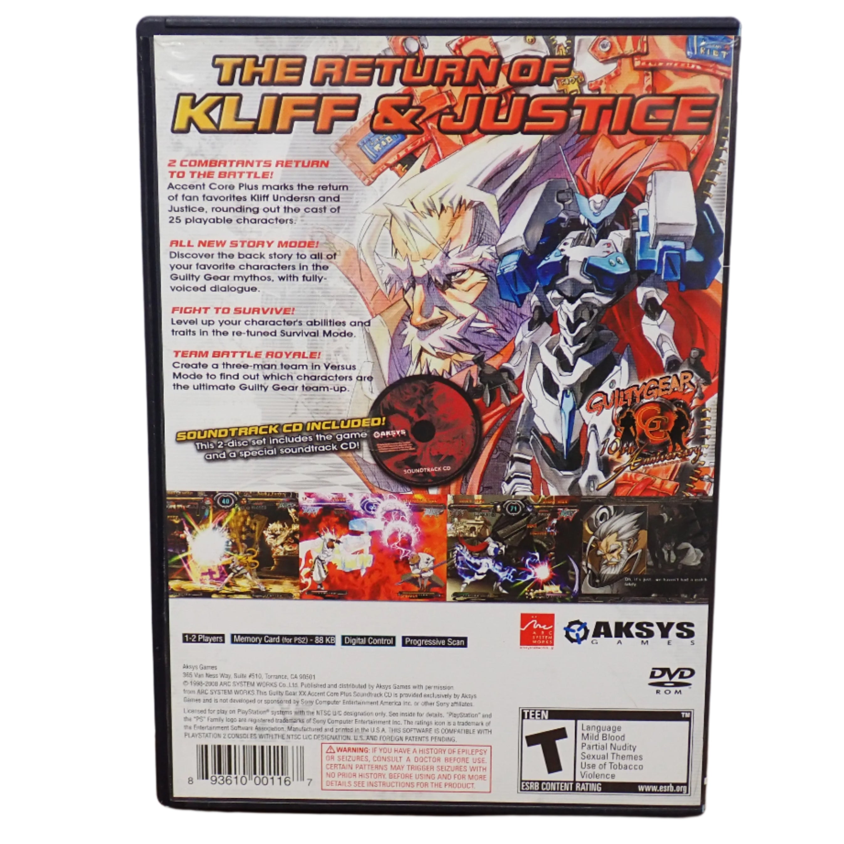 Guilty Gear XX Accent Core Plus - PS2