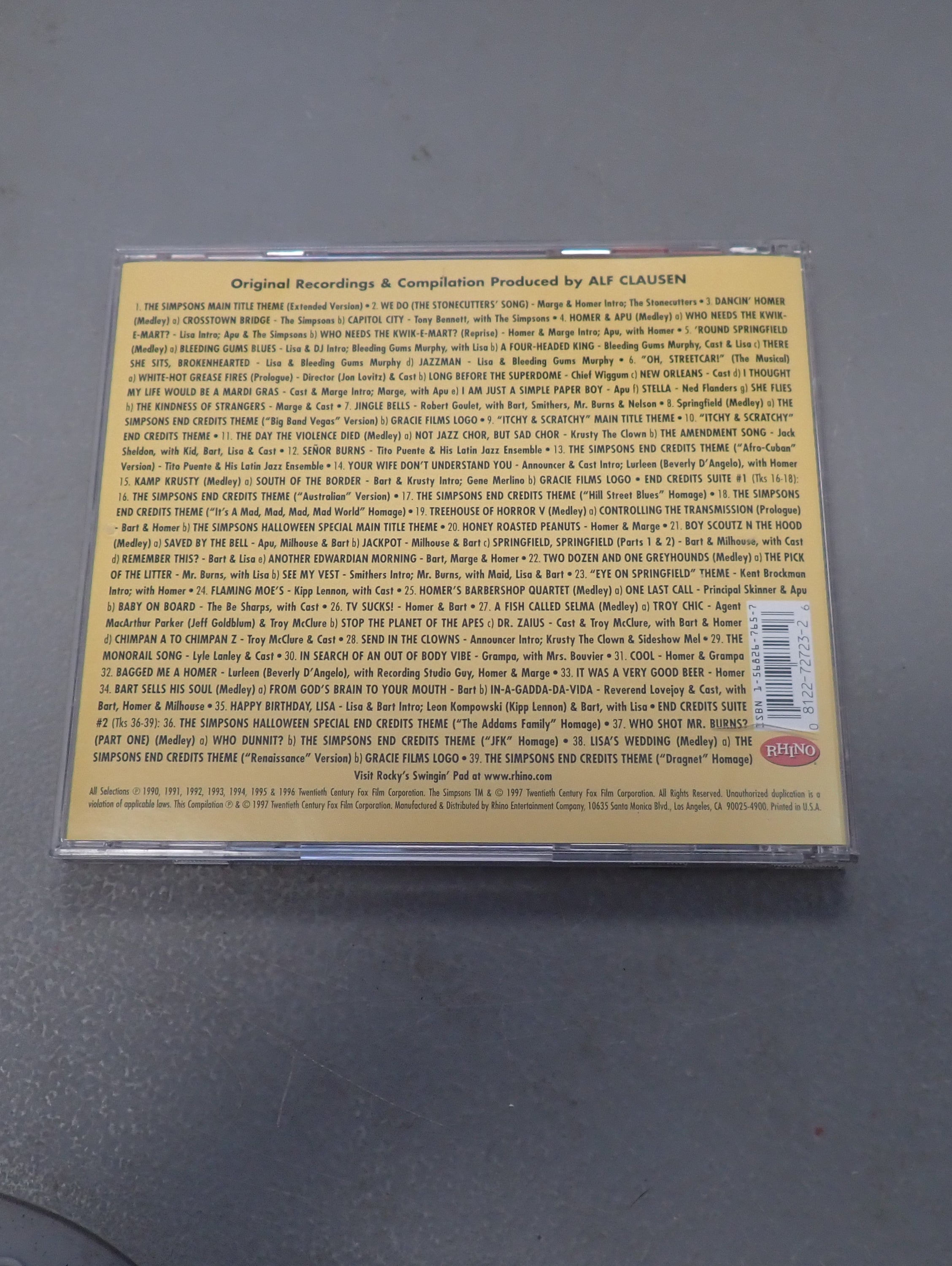 The Simpsons - Songs in the Key of Springfield CD