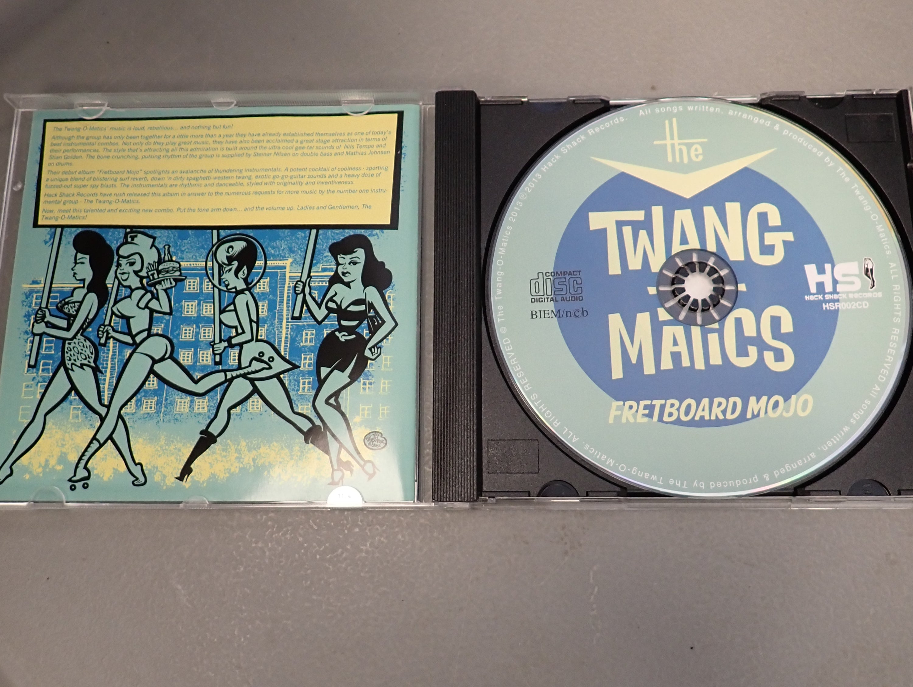 The Twang-o-Matics - Fretboard Mojo CD