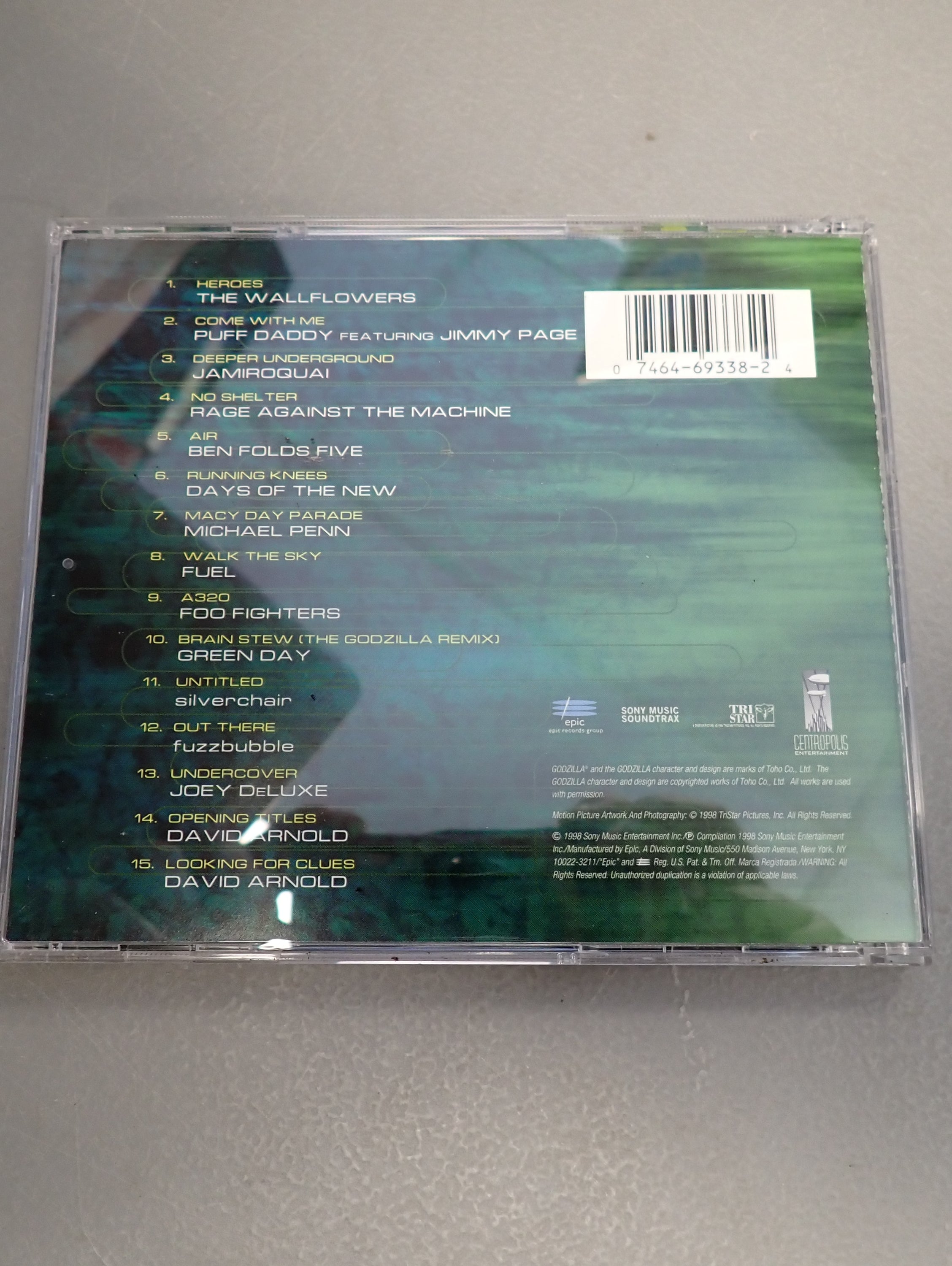 Godzilla the Album CD