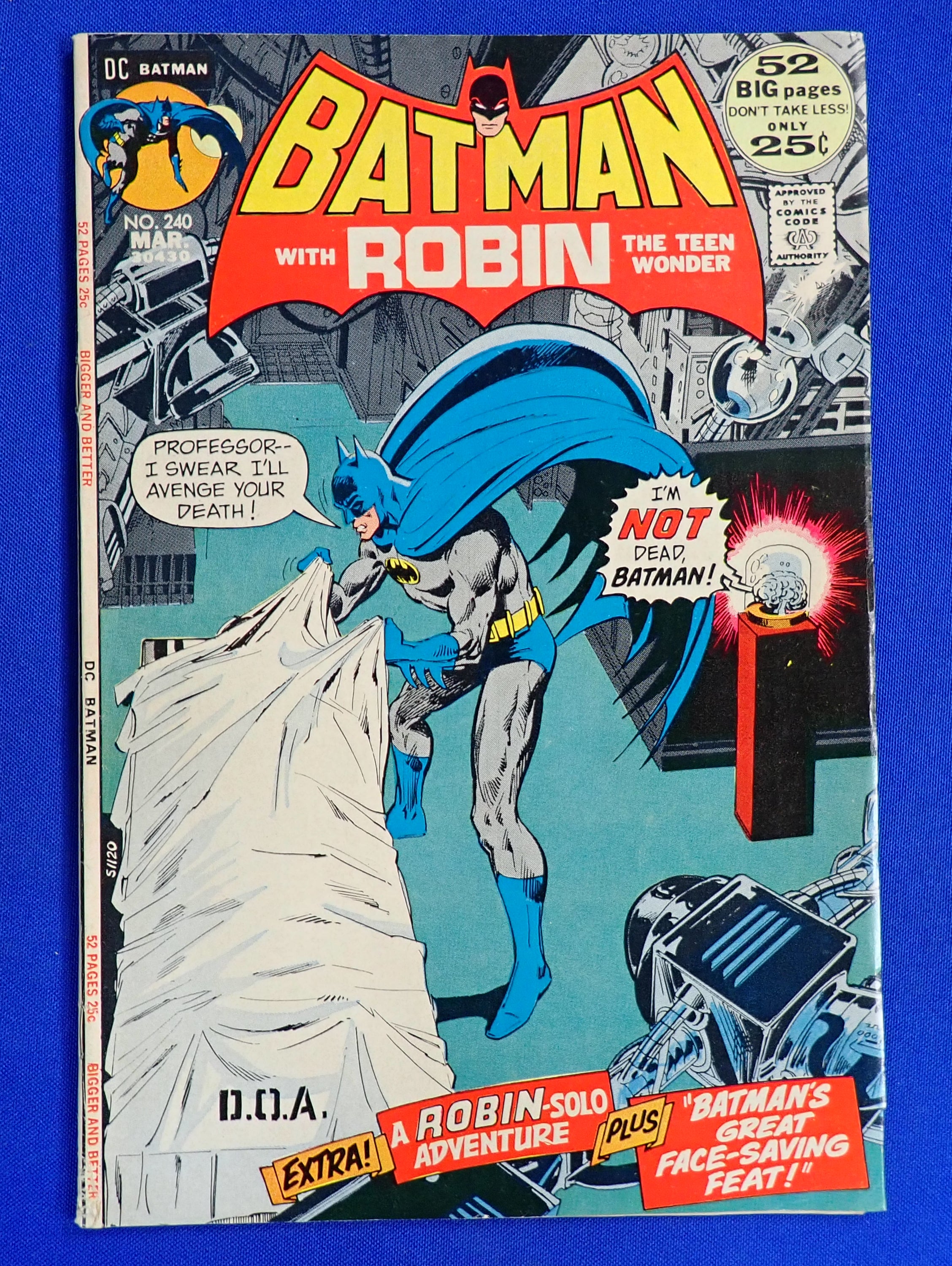 Batman #240 (1972) - FN/VF (7.0) - 1st Dr. Moon, 3rd Ra's Al Ghul