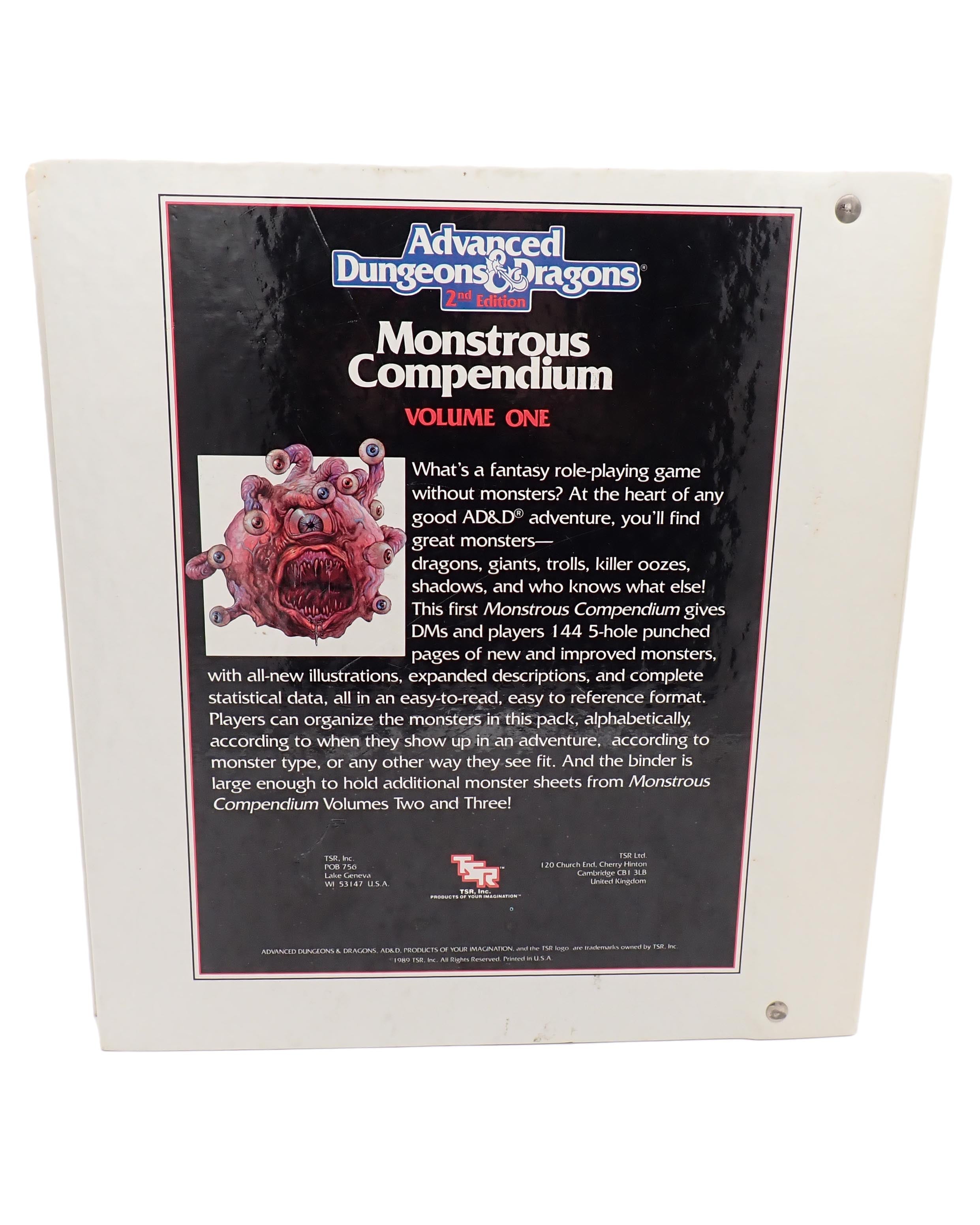 Monstrous Compendium Vol. 1 - AD&D 2e [PRE-OWNED]