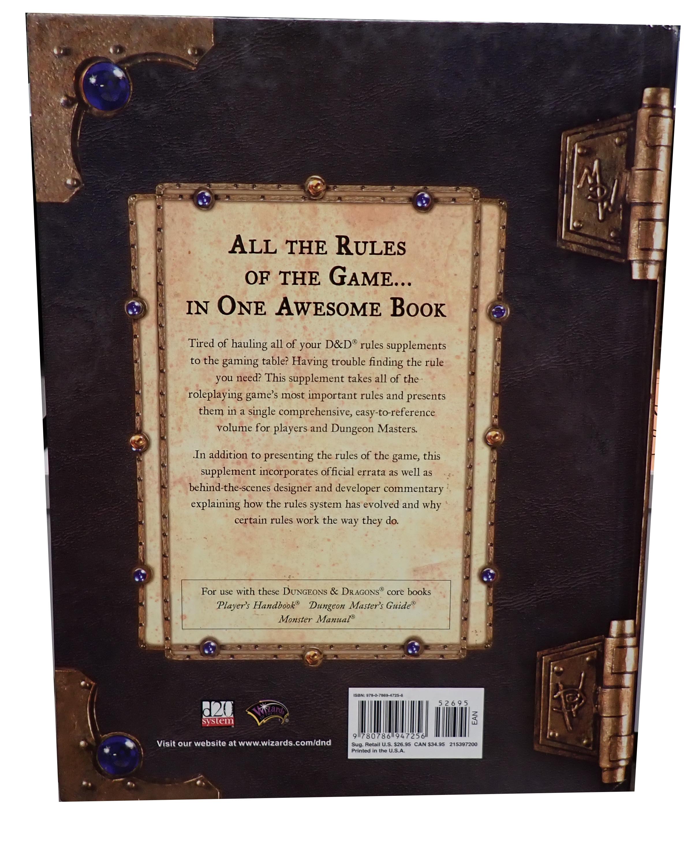 D&D Rules Compendium [Pre-Owned]