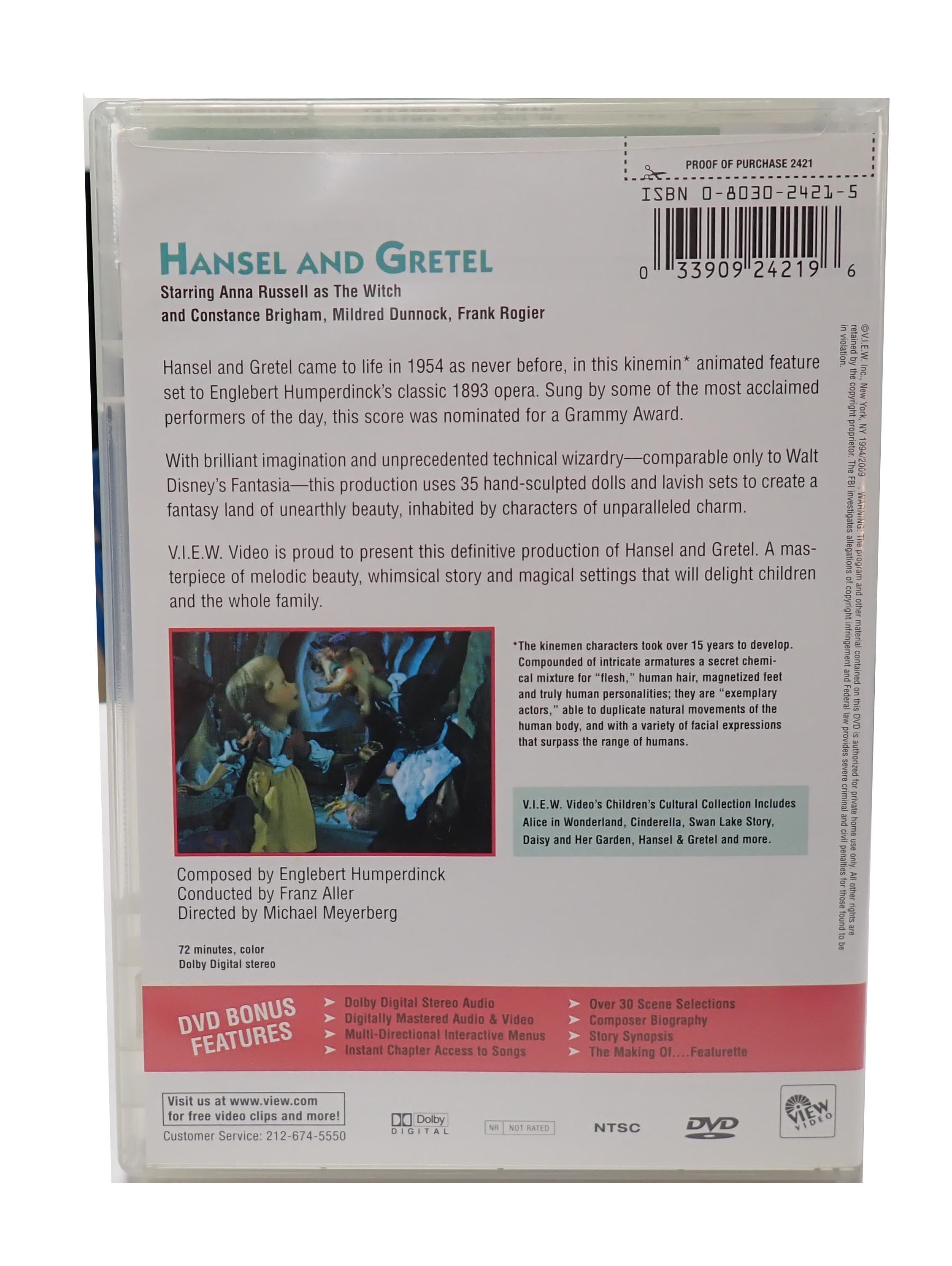 Hansel and Gretel: An Opera Fantasy - [DVD]