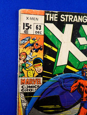 X-Men #63 (1969) - GD/GD- (1.8-2.0) - Silver Age Issue