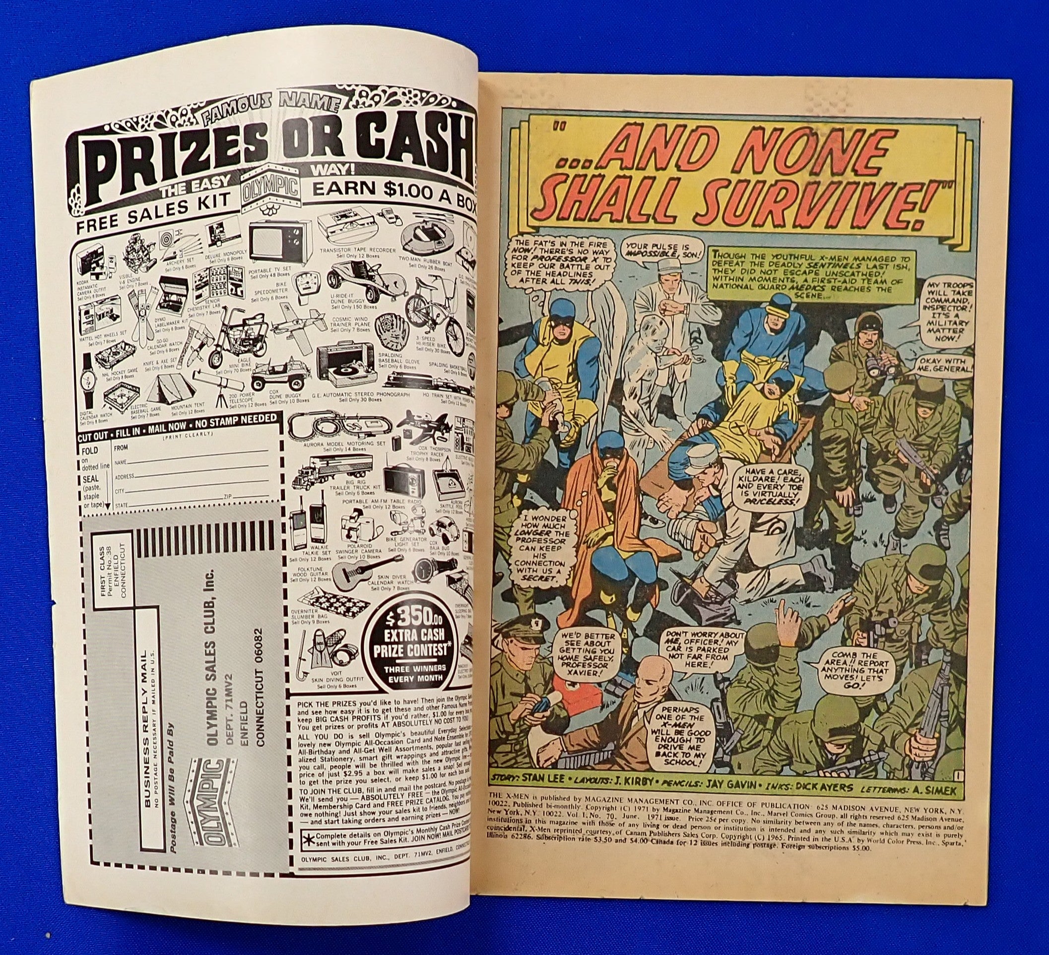 X-Men #70 (1971) - GD/VG (3.0) - Bronze Age Issue