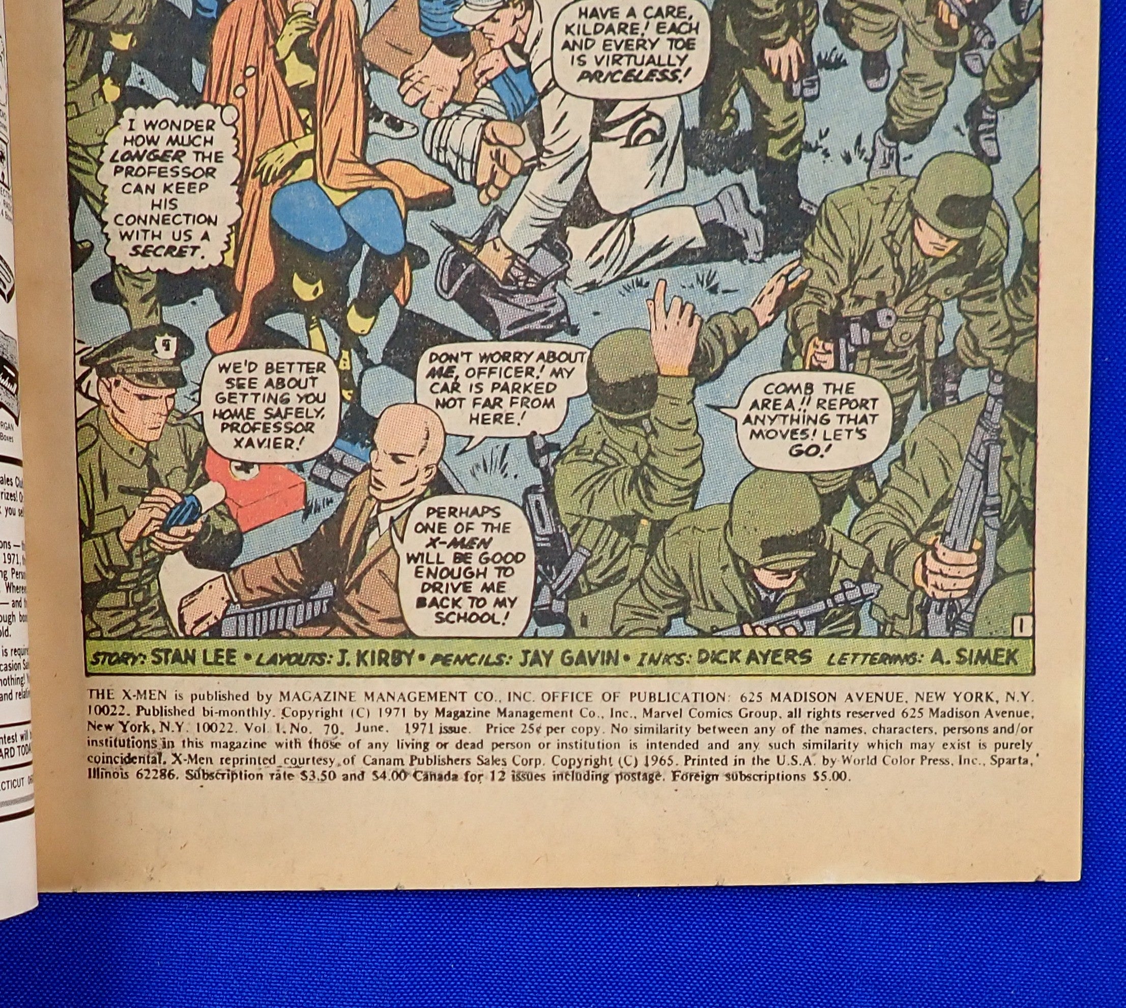 X-Men #70 (1971) - GD/VG (3.0) - Bronze Age Issue