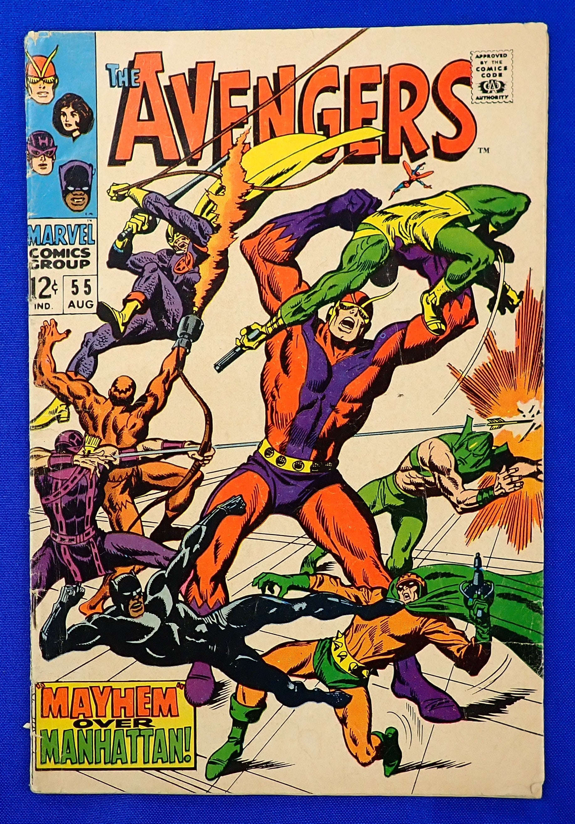 Avengers #55 (1968) - VG- (3.5) - 1st full appearance of Ultron