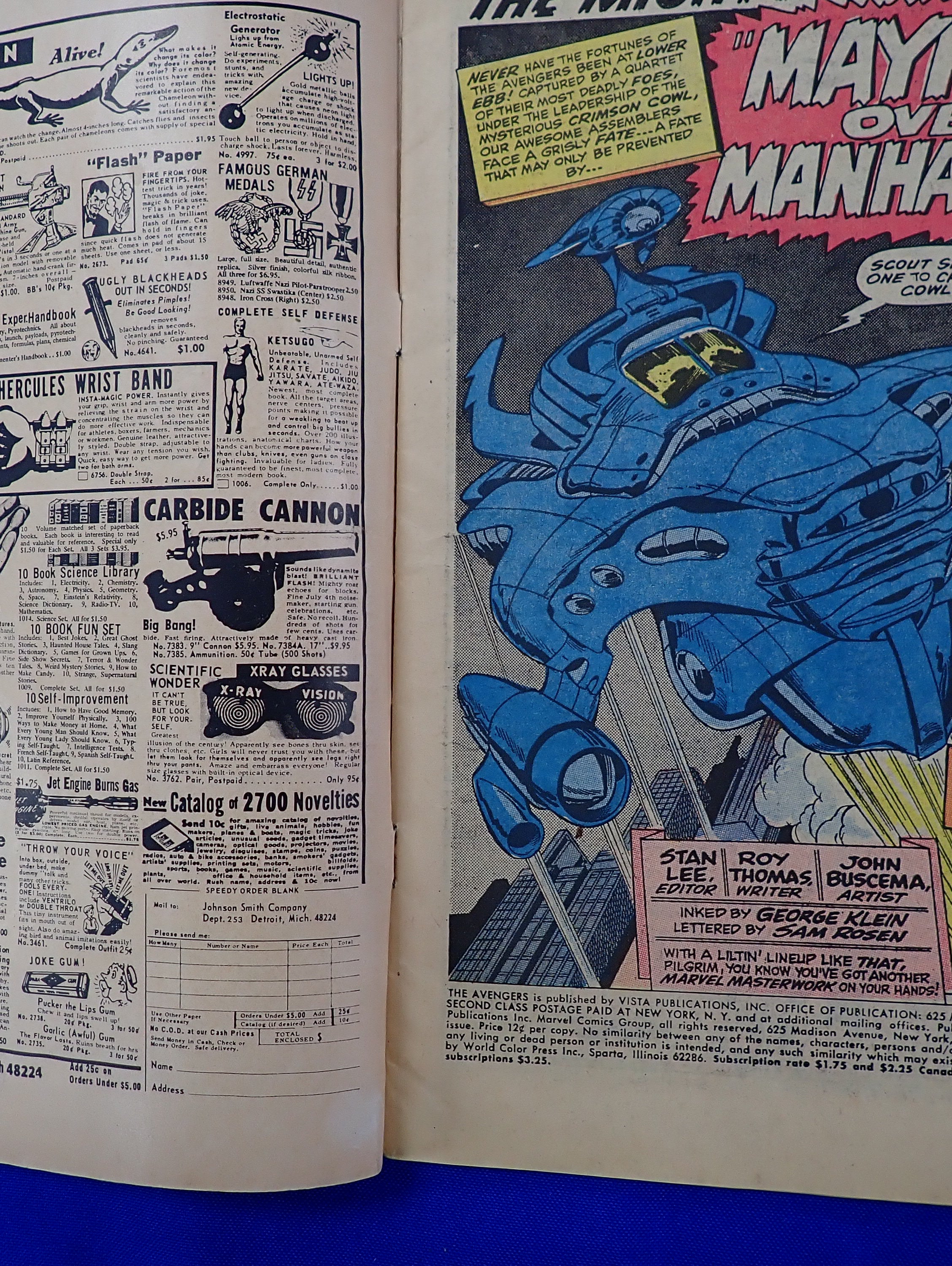 Avengers #55 (1968) - VG- (3.5) - 1st full appearance of Ultron