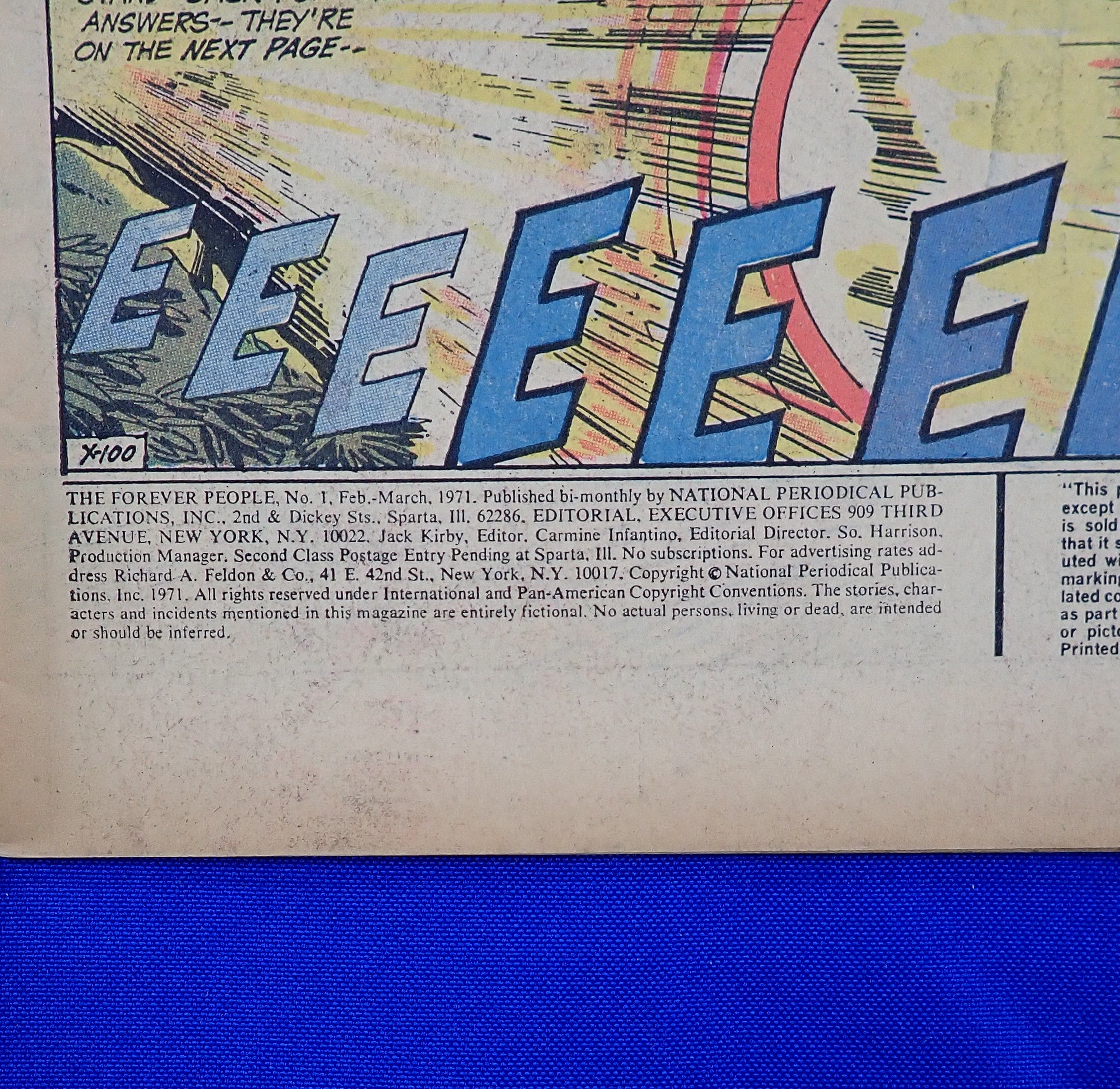 Forever People #1 (1971) - FN/FN+ (6.0-6.5) - 1st Full App. Darkseid