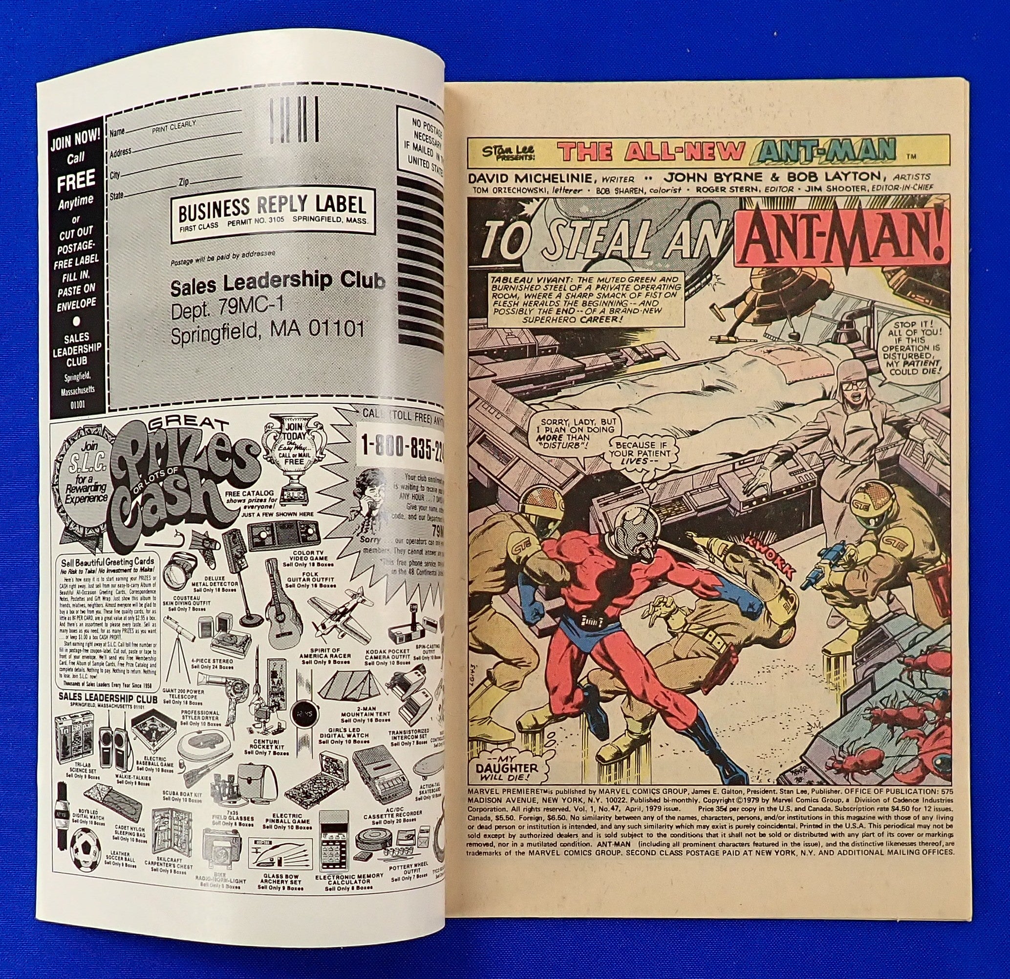 Marvel Premiere #47 (1979) - VF/VF- (7.5-8.0) - 1st Ant Man in Costume